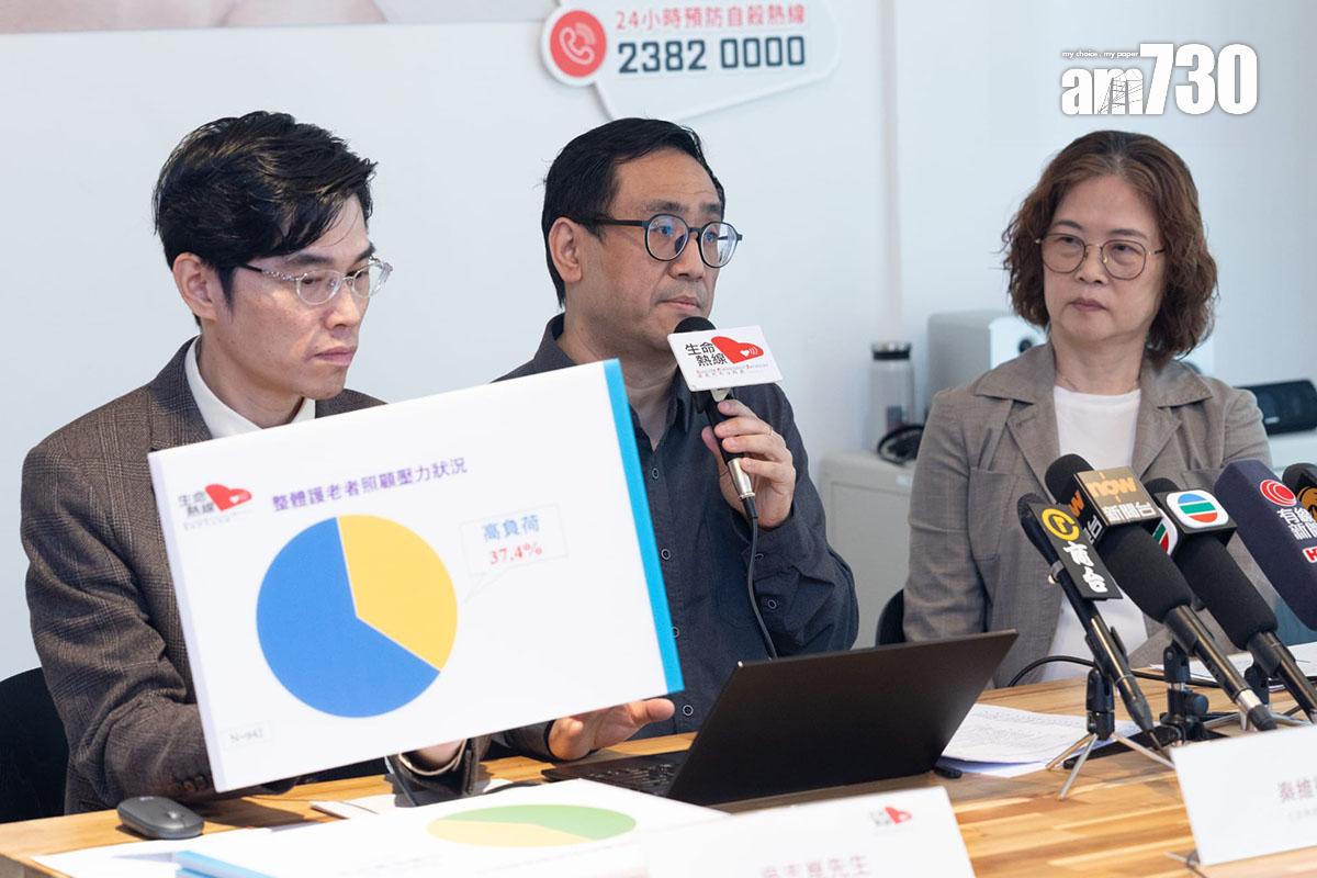 生命熱線就照顧者進行研究,希望發掘隱性及高危護老者。(蘇文傑攝)