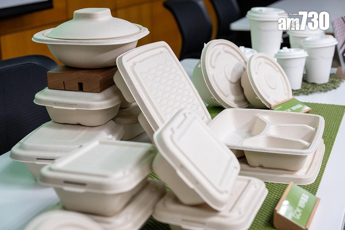 環保署「綠色餐具平台」的非塑膠即棄餐具產品,現已增至逾2,000款。(資料圖片)
