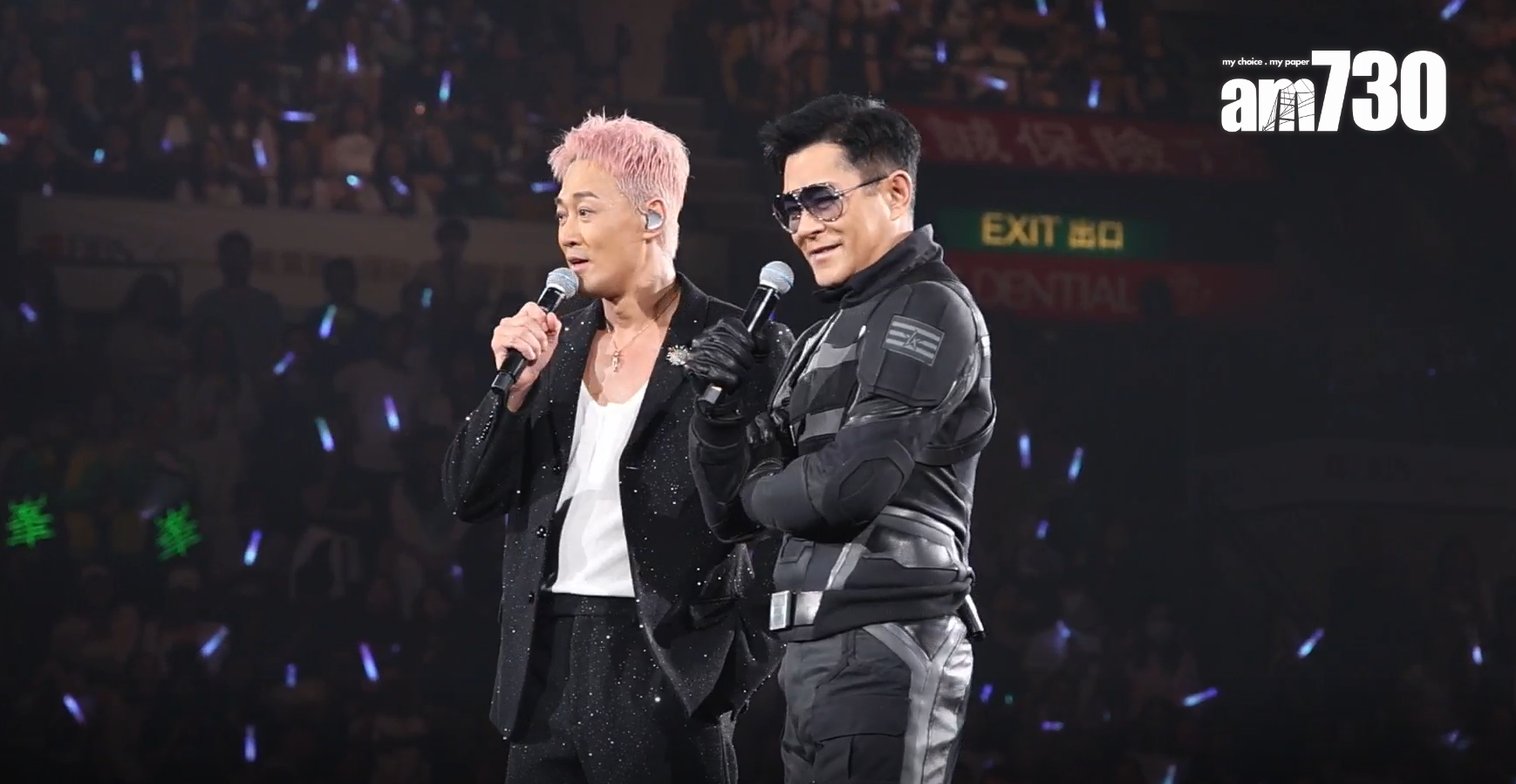 古天樂與林峯合唱《天命最高》,及宣布《尋秦記》2026年元旦上映。