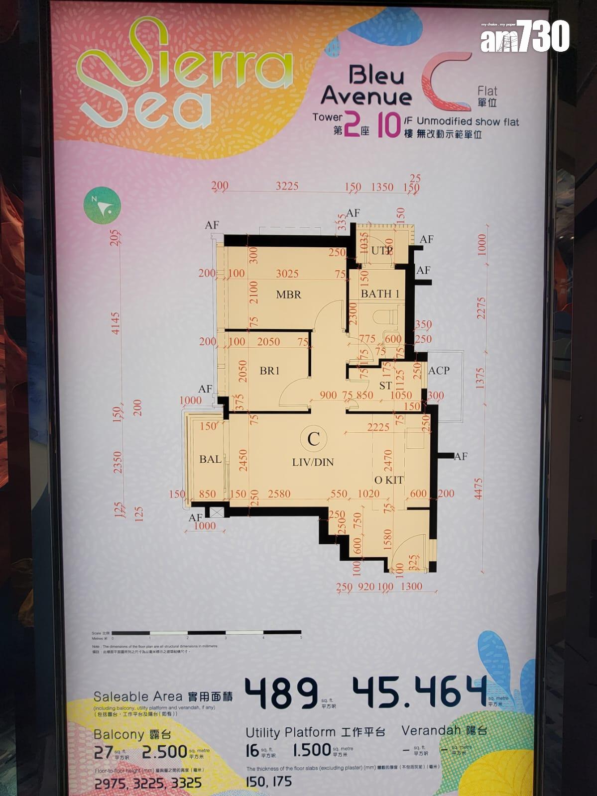 SIERRA SEA示範單位|第1B期489呎兩房連儲物室適合小家庭(多圖有片)|西沙新盤