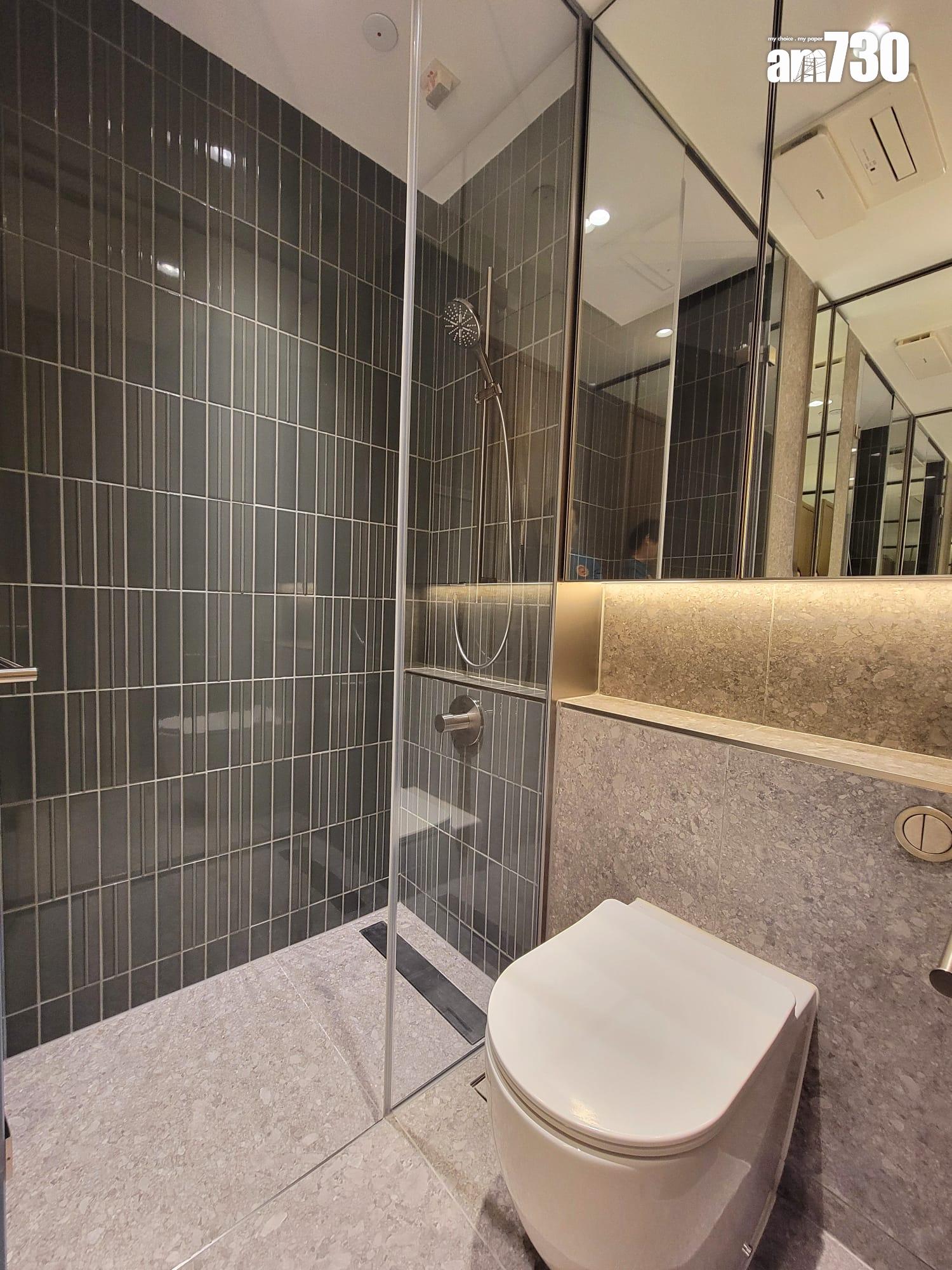 UNI Residence示範單位|394呎兩房戶 主人房設轉角玻璃窗增採光(多圖有片)|大圍新盤