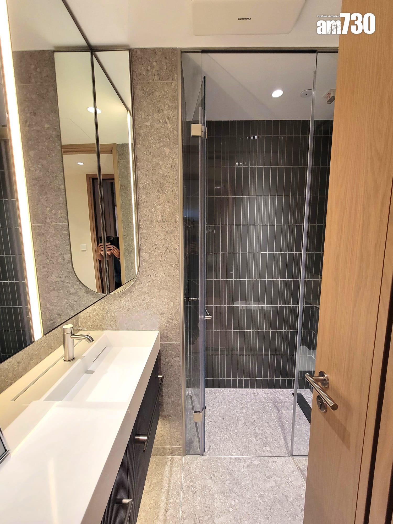 UNI Residence示範單位|394呎兩房戶 主人房設轉角玻璃窗增採光(多圖有片)|大圍新盤