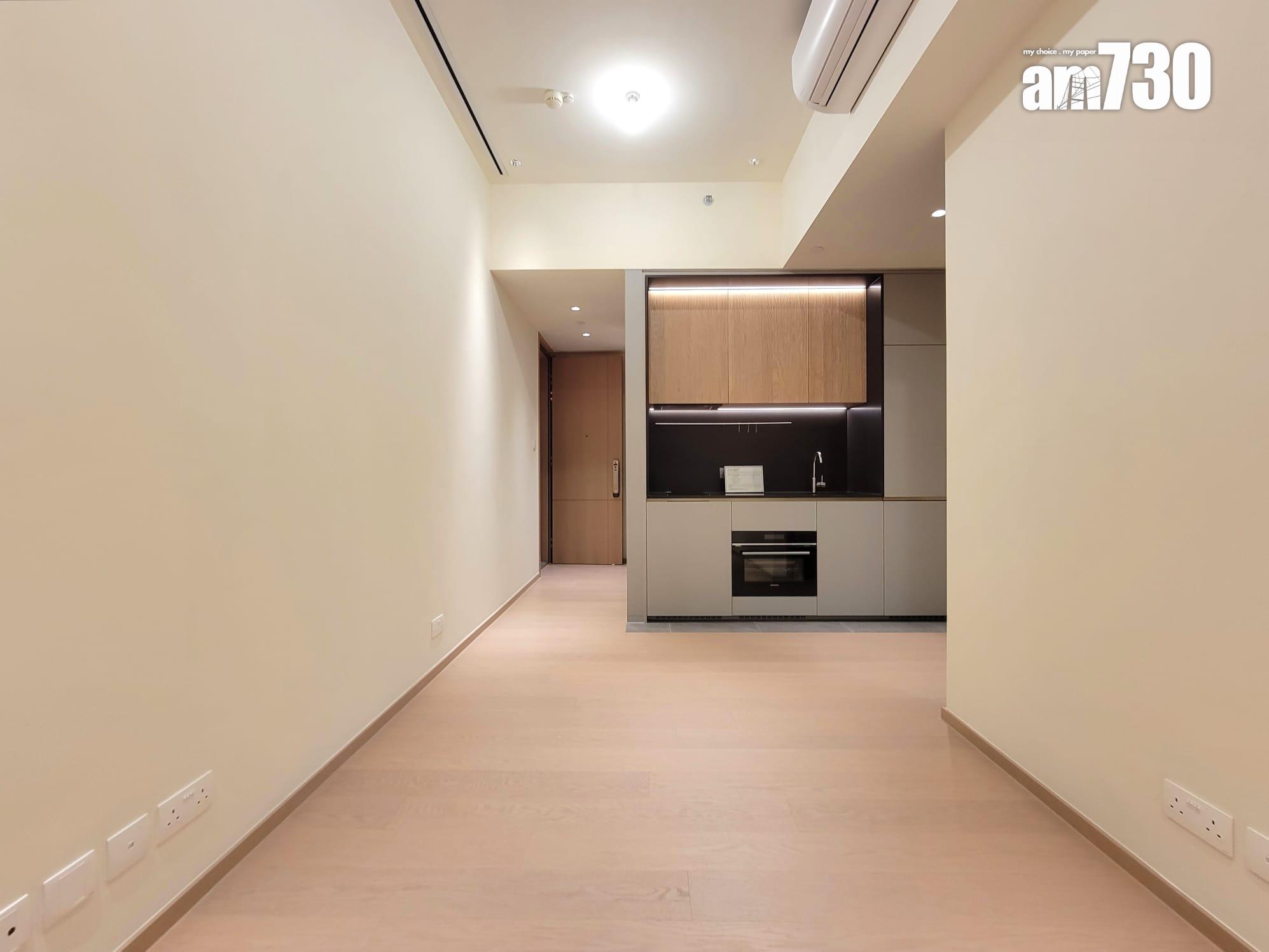 UNI Residence示範單位|394呎兩房戶 主人房設轉角玻璃窗增採光(多圖有片)|大圍新盤