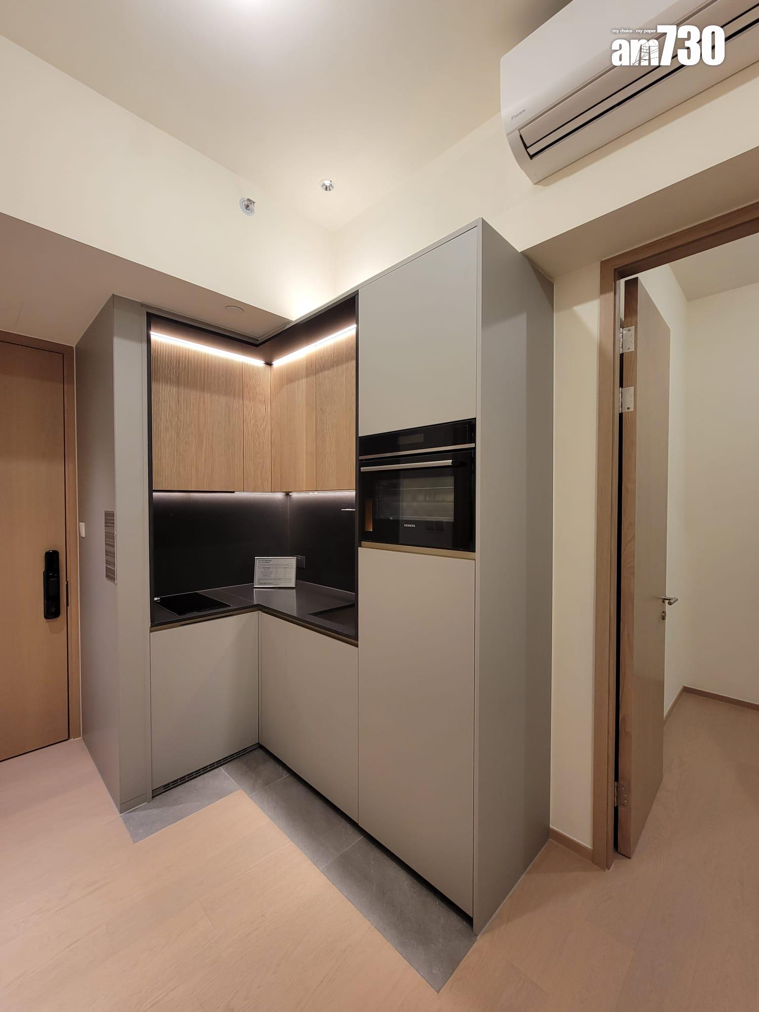 UNI Residence示範單位|293呎一房 高樓底空間感足(多圖有片)|大圍新盤