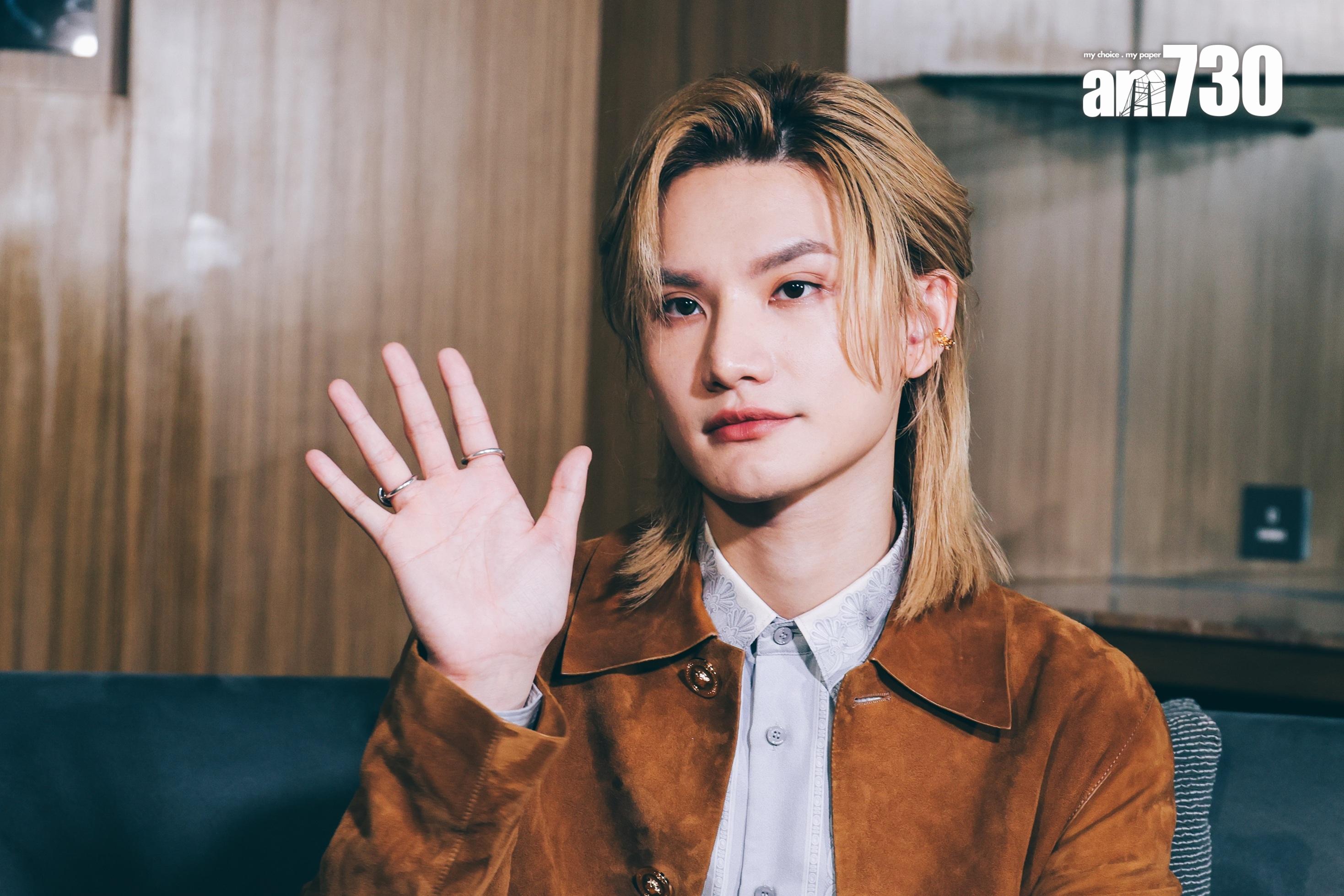 Jeremy為首個solo concert秘密苦練樂器。(吳康琦攝)