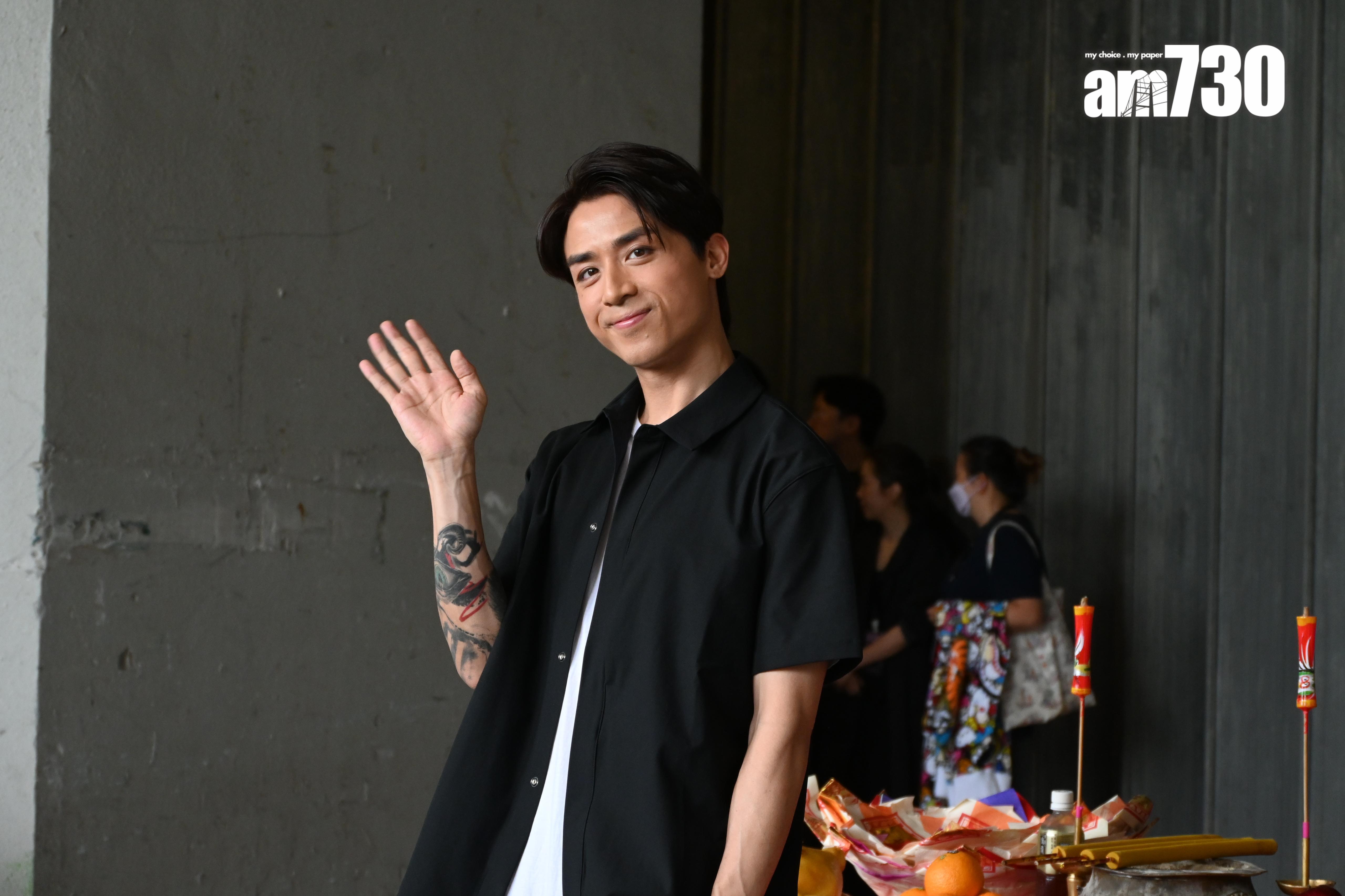 AK江𤒹生演舞台劇,覺得佢有好多進步空間。 (娛樂組攝)