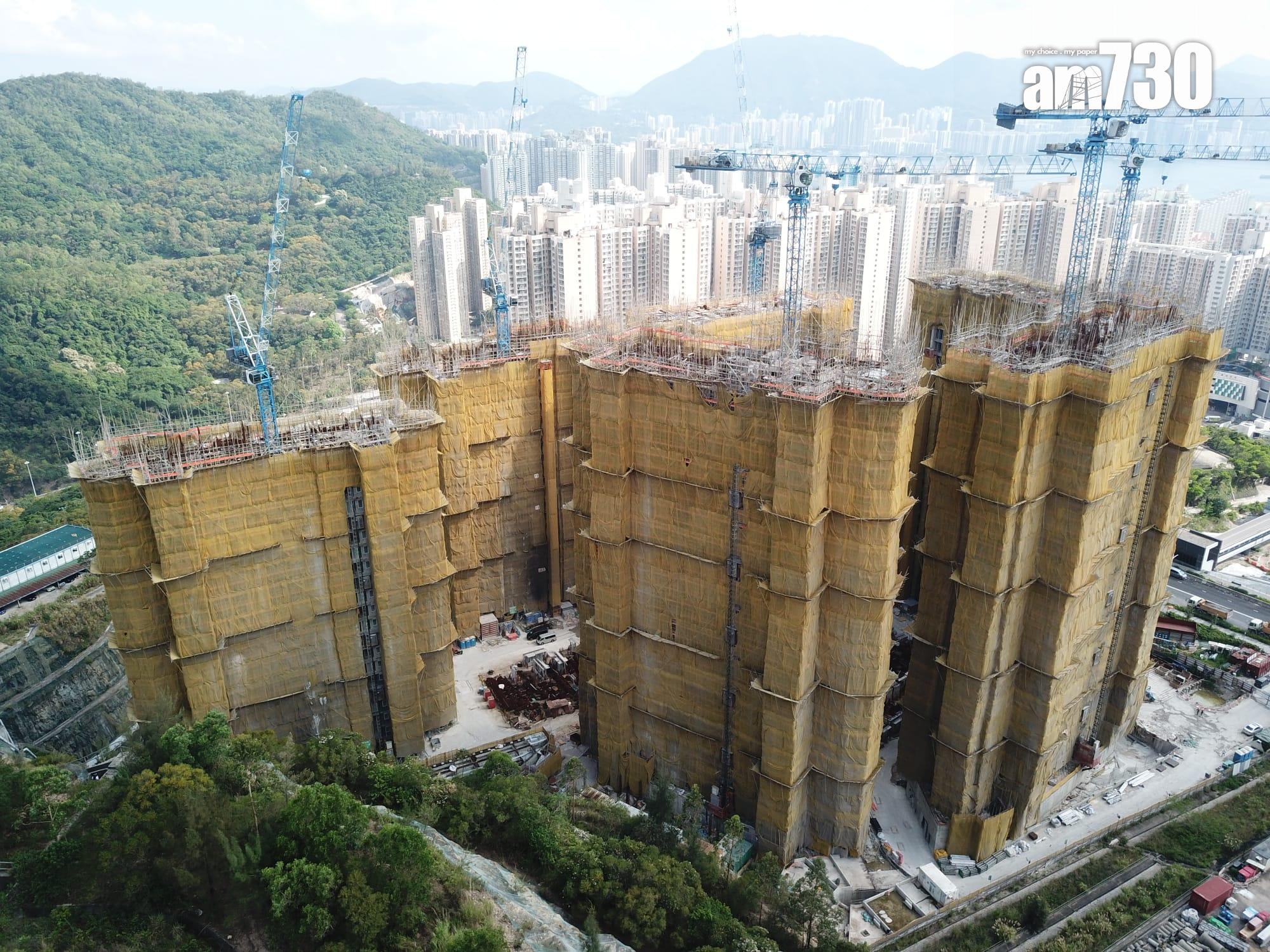 廉署偵破一宗涉及住宅發展項目建築地盤的貪污造假案,涉及安達臣道「港人首置上車盤」項目。(鍾式明攝)