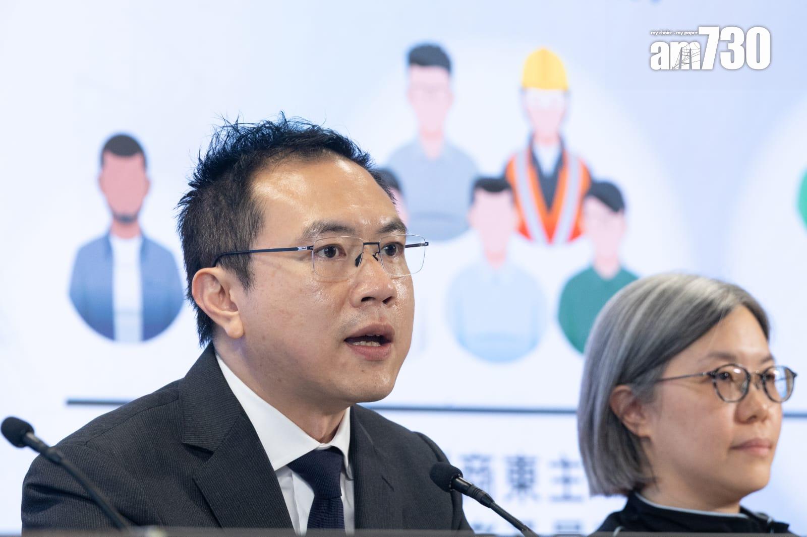 鄭礎明(左)形容這宗案件非常罕見,高美儀(右)同樣強調案件是罕有的個別事件。(蘇文傑攝)