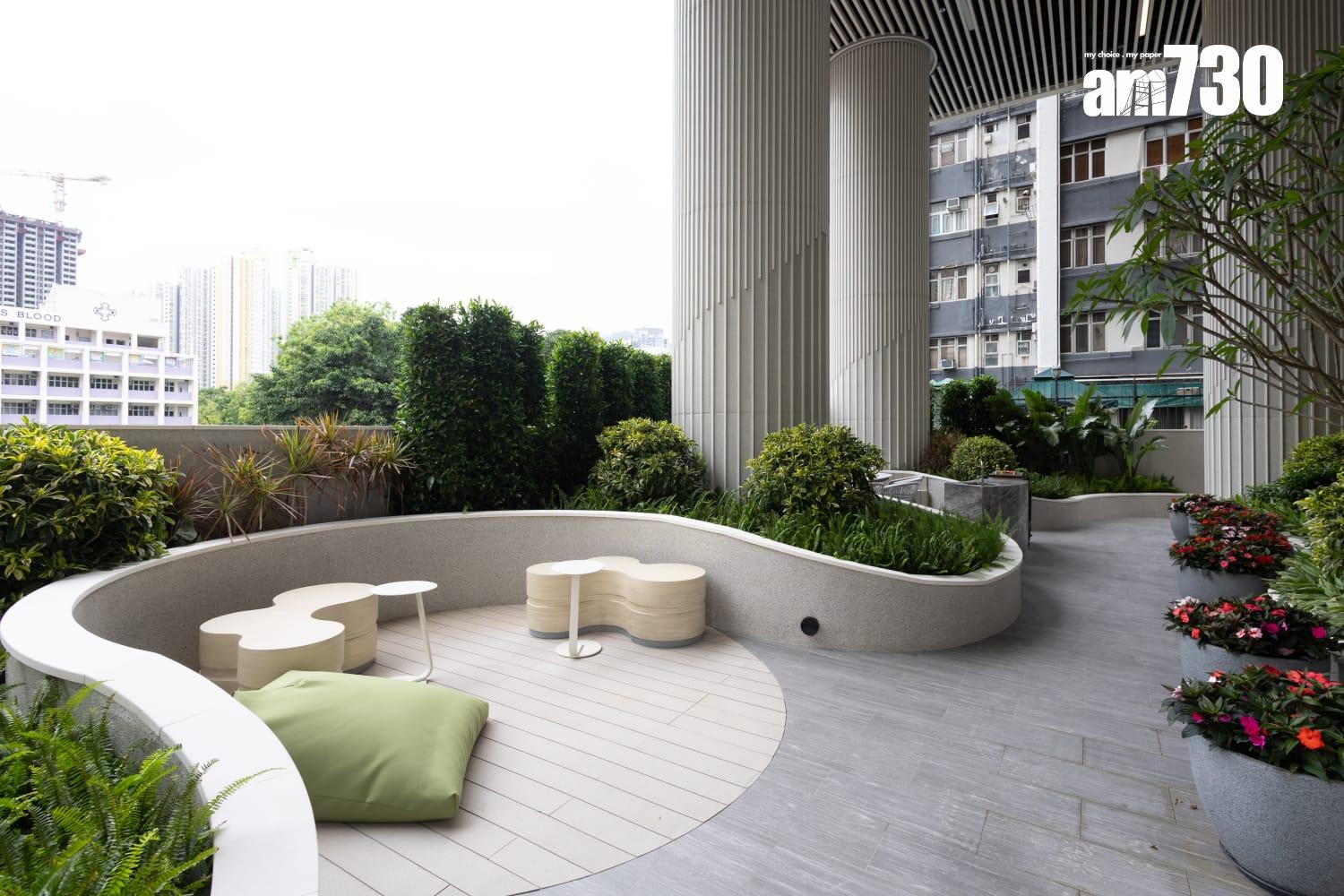 連方II住客會所採半開放式設計 備區內罕有室外游泳池(多圖有片)|長沙灣新盤