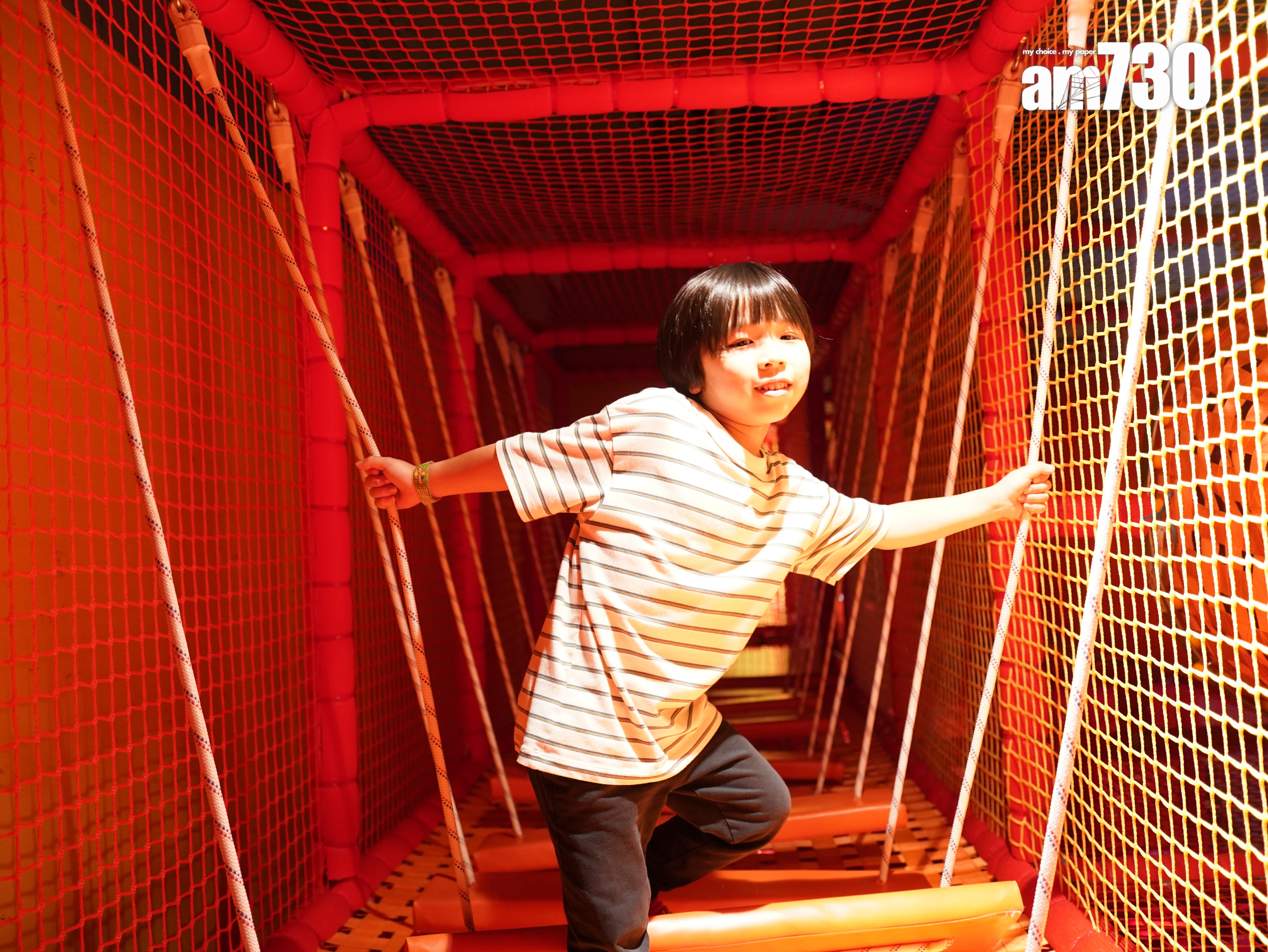 迷宮內有不同障礙。 (歐迪栢攝)