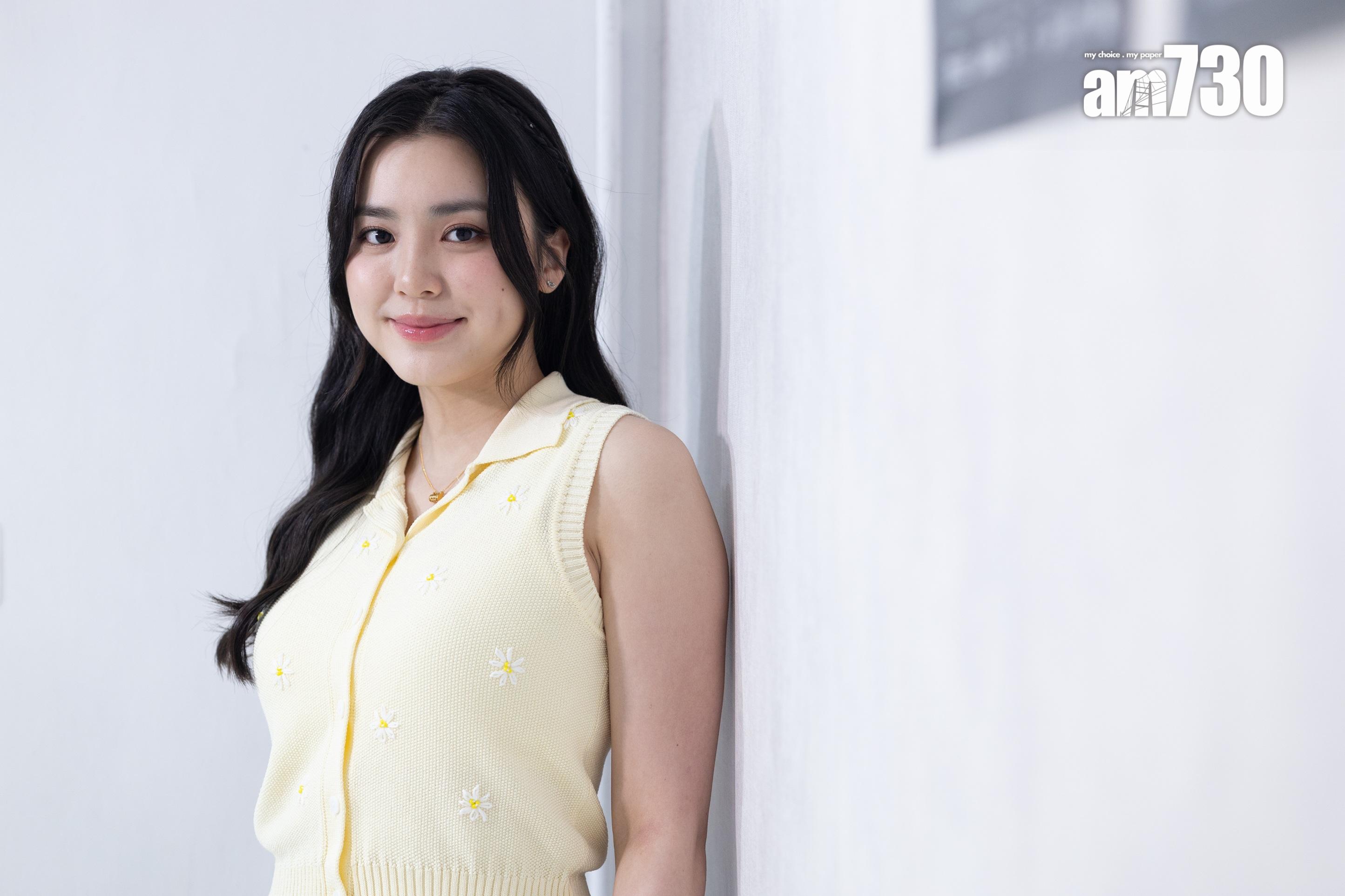 Chantel自言性格慢熱,跟音樂劇角色般主動熱情。(蘇文傑攝)