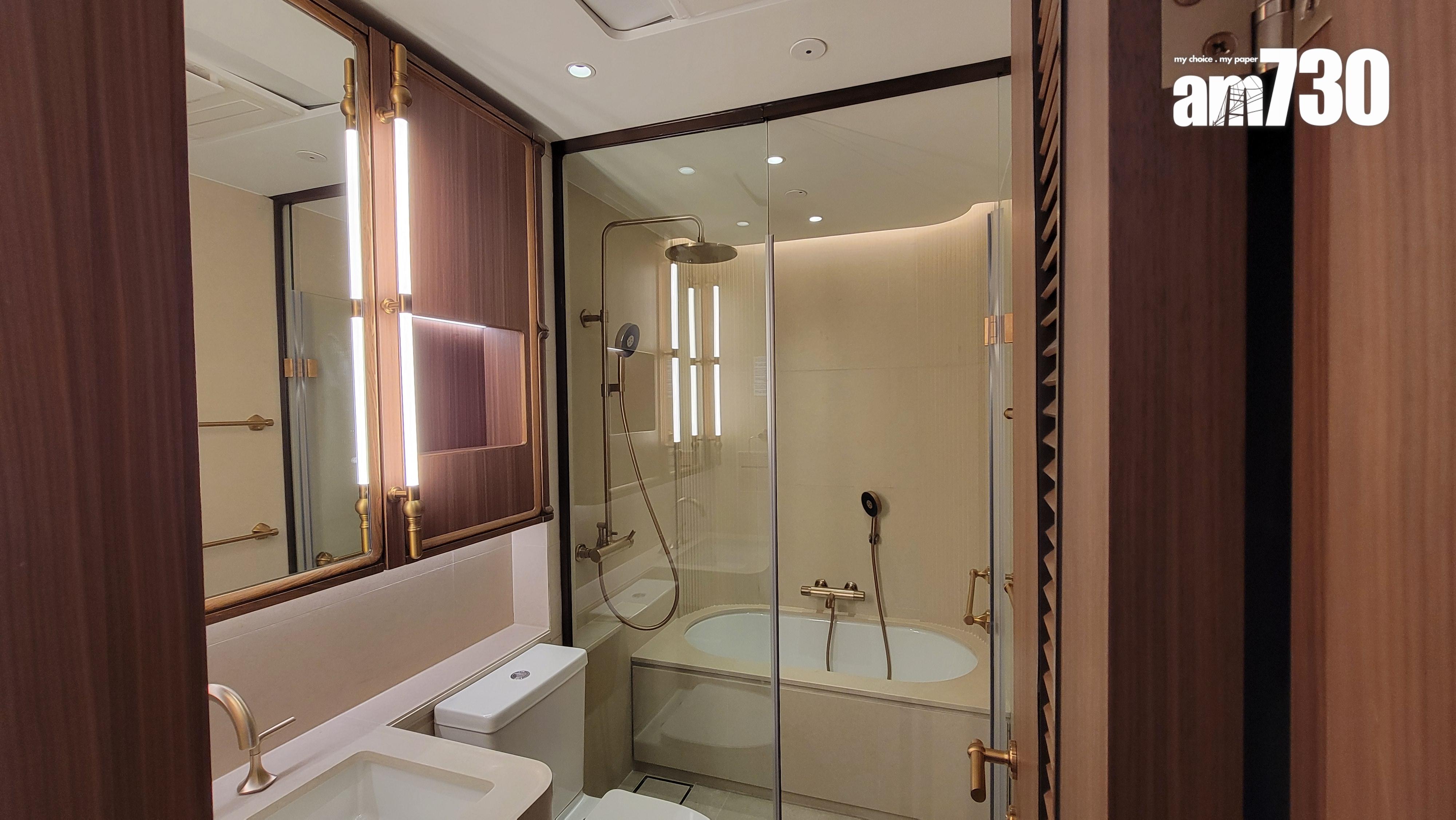 滶晨示範單位|952呎交樓標準三房 流線型露台打造戶外空間 (多圖有片)|黃竹坑新盤