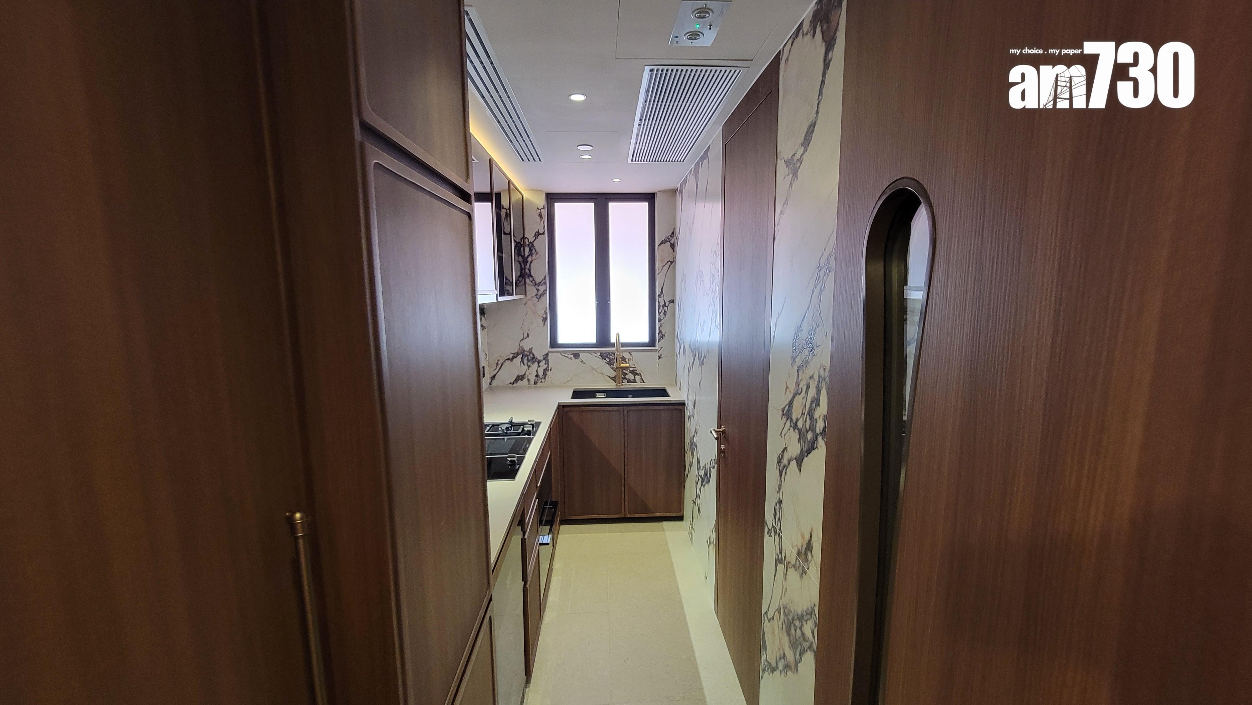 滶晨示範單位|952呎交樓標準三房 流線型露台打造戶外空間 (多圖有片)|黃竹坑新盤