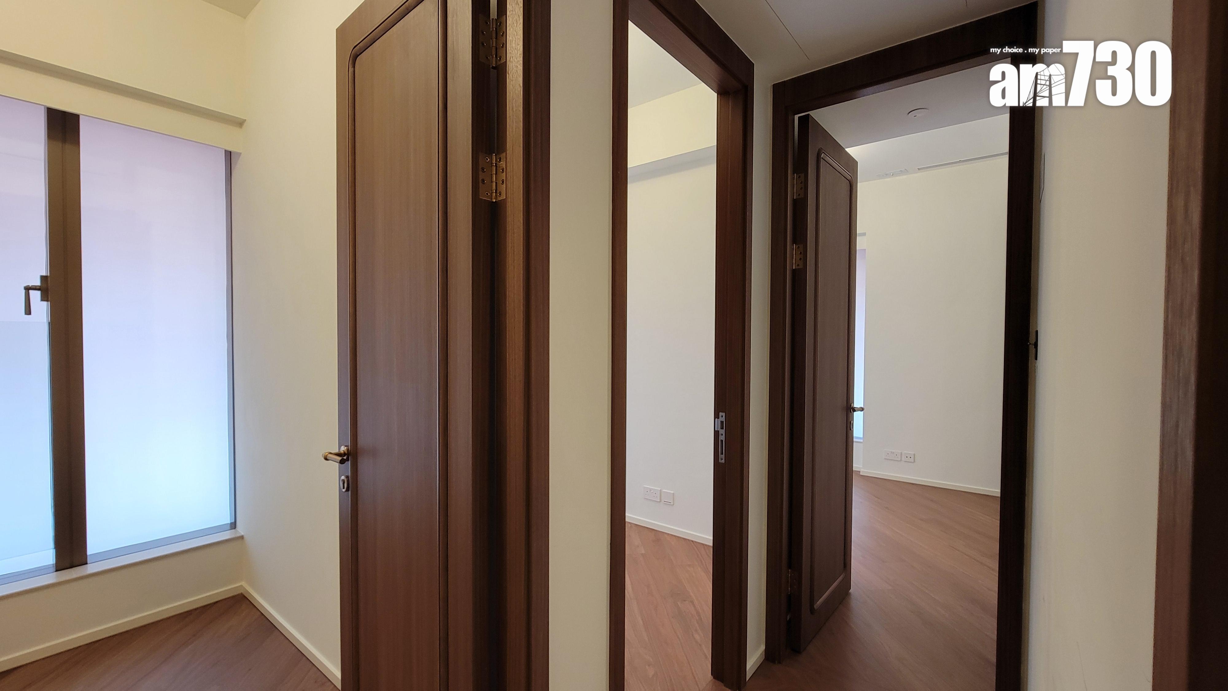 滶晨示範單位|952呎交樓標準三房 流線型露台打造戶外空間 (多圖有片)|黃竹坑新盤