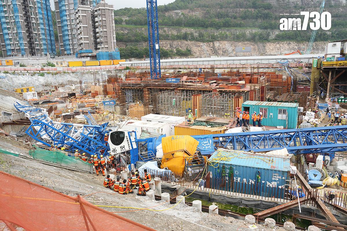 安達臣道一個地盤2022年塌天秤,造成3死6傷。(資料圖片)