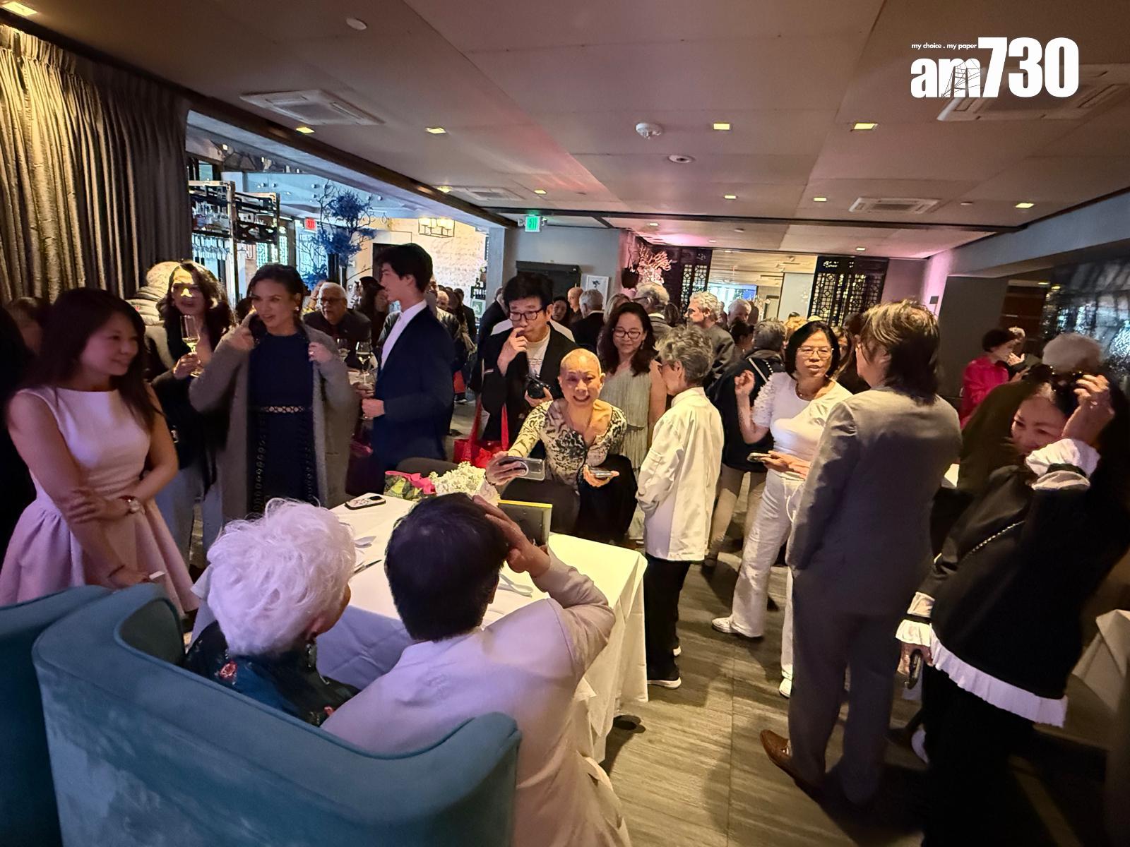 在比華利山著名越南餐廳Crustacean內舉行的私人派對多逾200人參與。 (Lilly Lui攝)