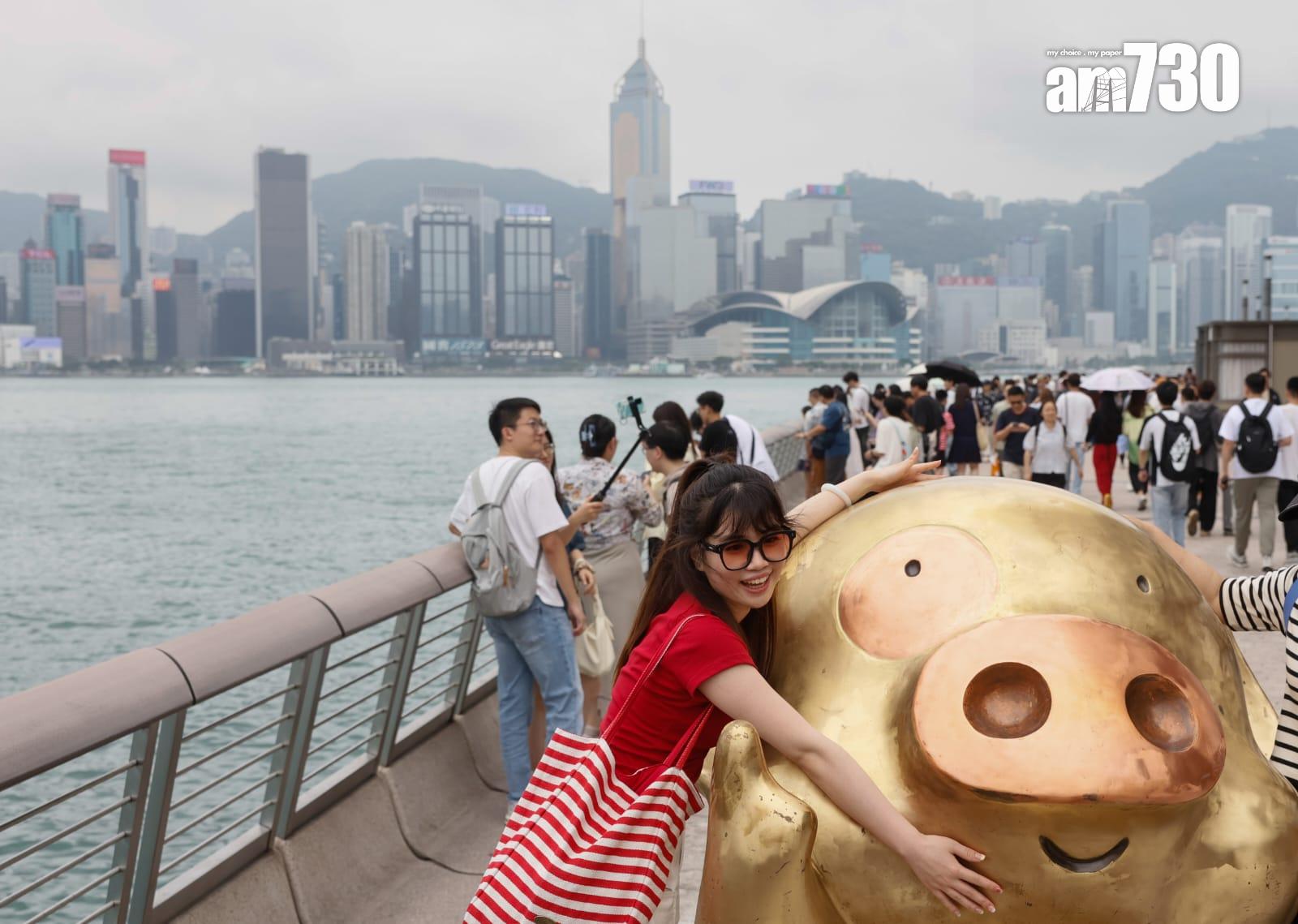 星光大道受旅客歡迎。(蘇文傑攝)
