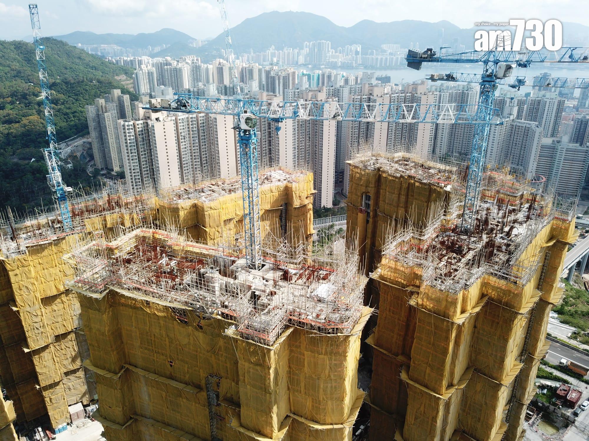 廉署偵破一宗涉及住宅發展項目建築地盤的貪污造假案,涉及安達臣道「港人首置上車盤」項目。(鍾式明攝)