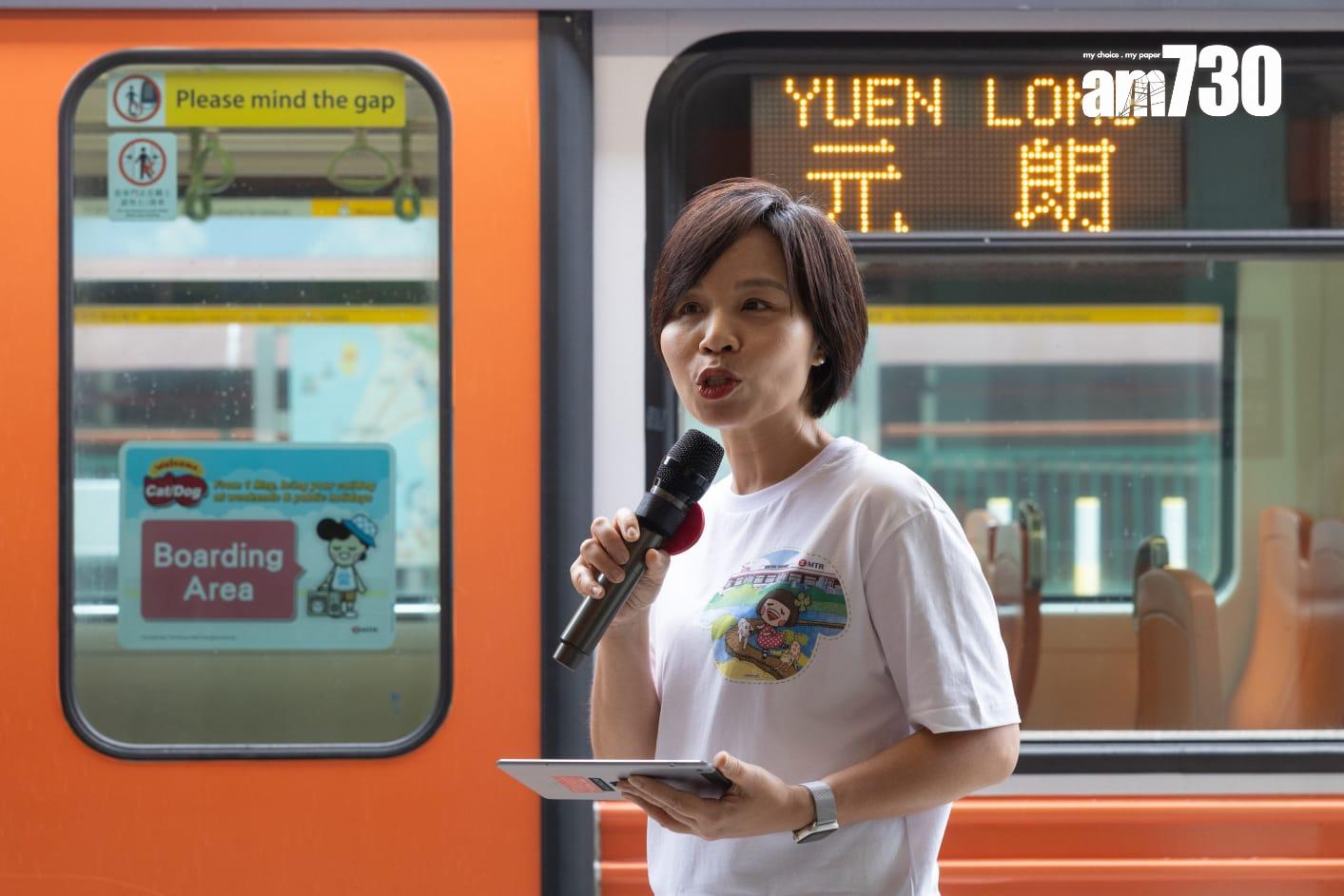 輕鐵今日起試行為期兩個月的「貓狗同行」計劃。(蘇文傑攝)