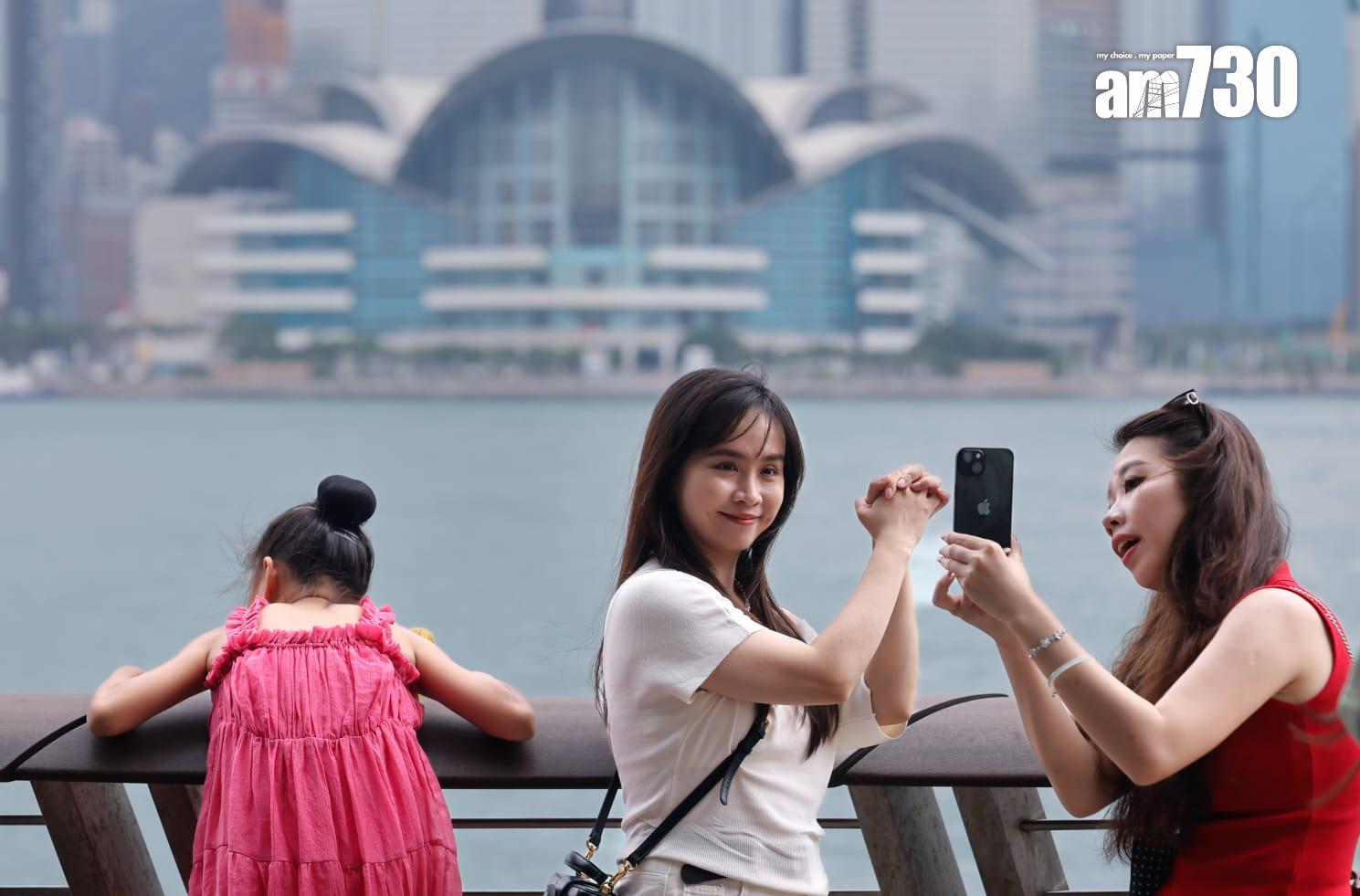 星光大道受旅客歡迎。(蘇文傑攝)