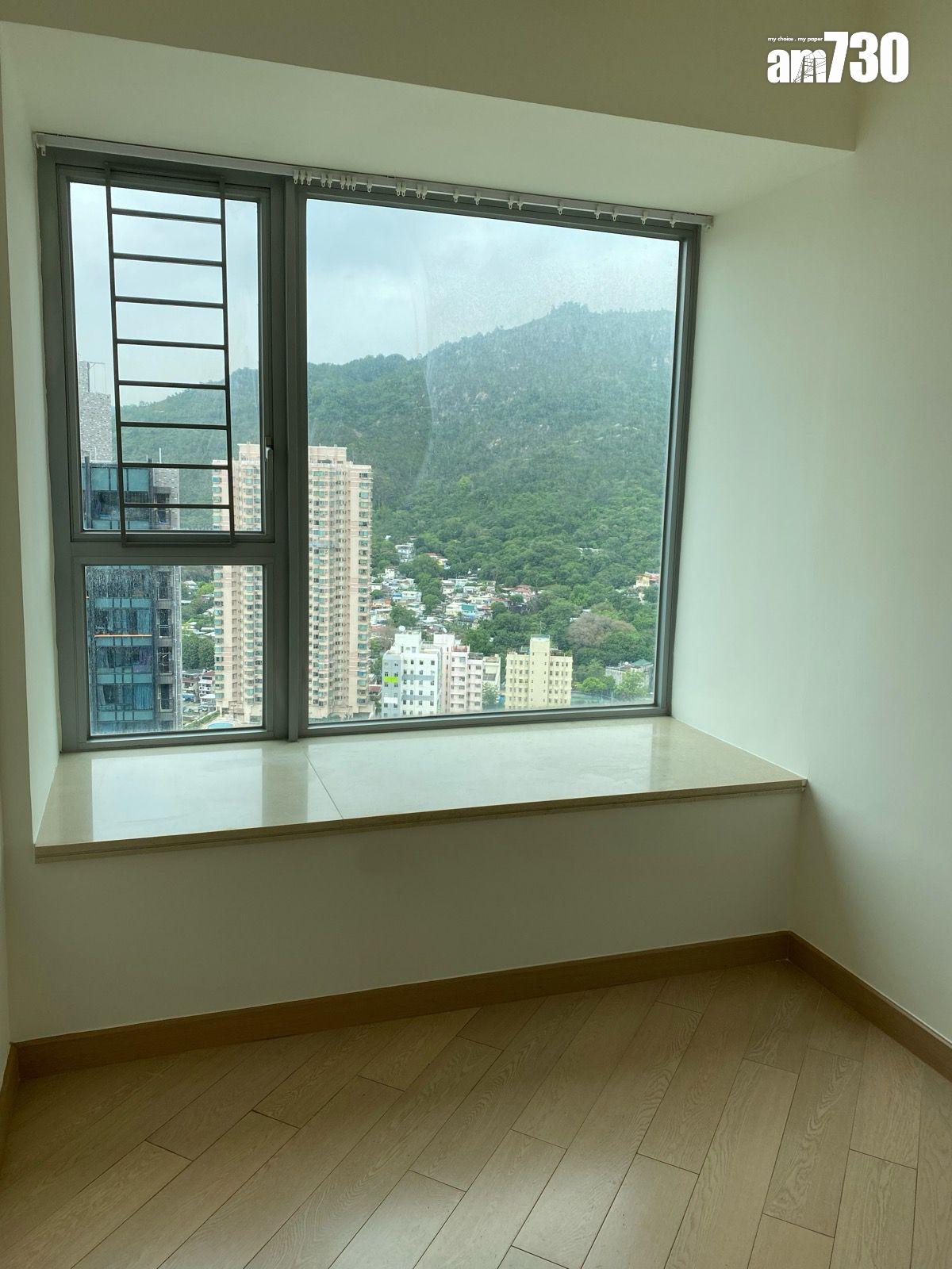 瓏門8座高層J室,實用面積約815方呎 ,四房套房連儲物套房間隔。(代理提供)