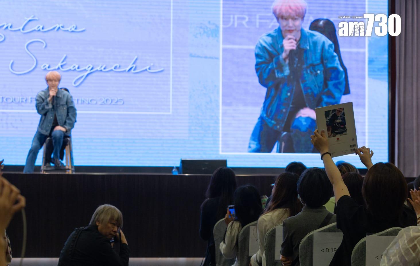 坂口健太郎跟香港有不少互動機會。 (蘇文傑攝)