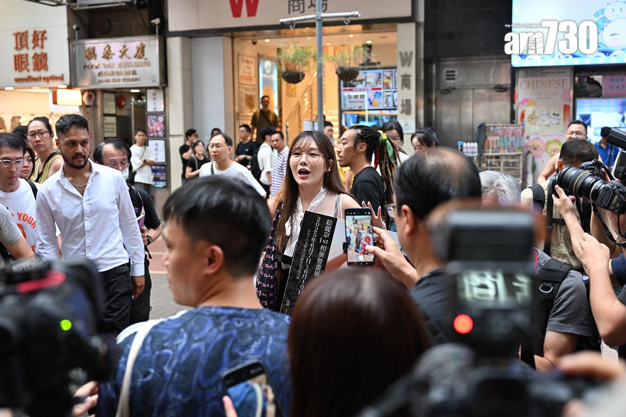 素海霖請來印巴藉保安確保自身安全。 (娛樂組攝)