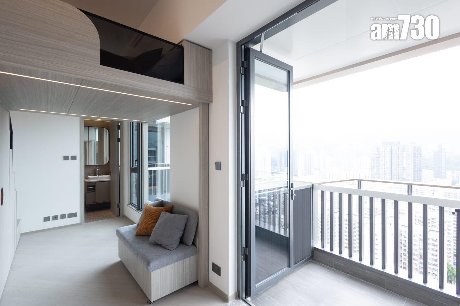 連方II示範單位|267呎開放式戶 善用高樓底打造閣樓(多圖有片)|長沙灣新盤