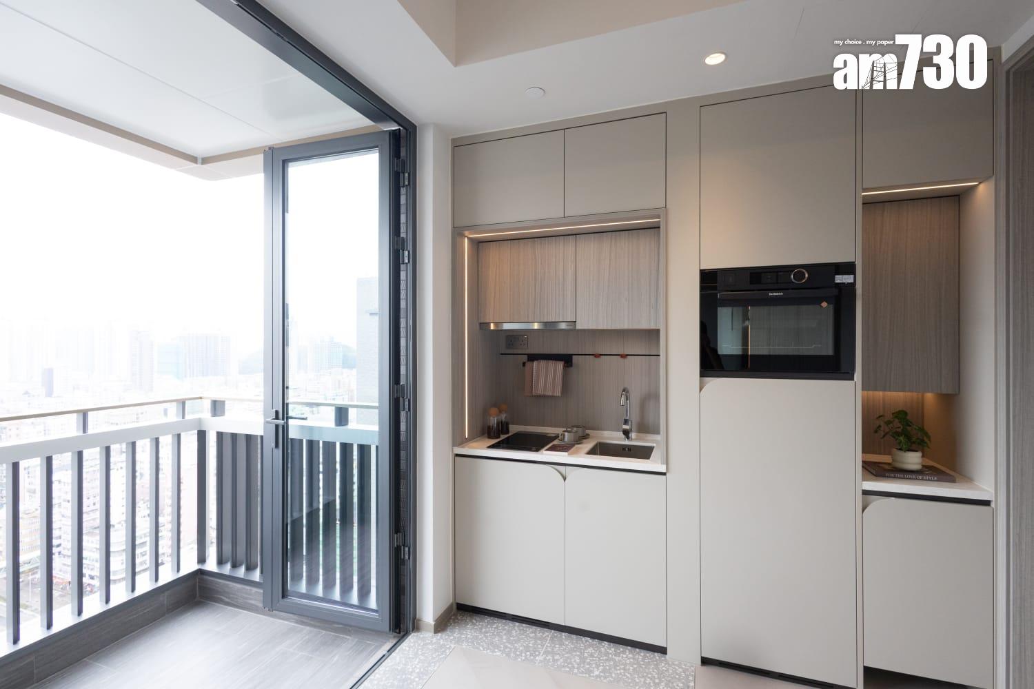 連方II示範單位|267呎開放式戶 善用高樓底打造閣樓(多圖有片)|長沙灣新盤