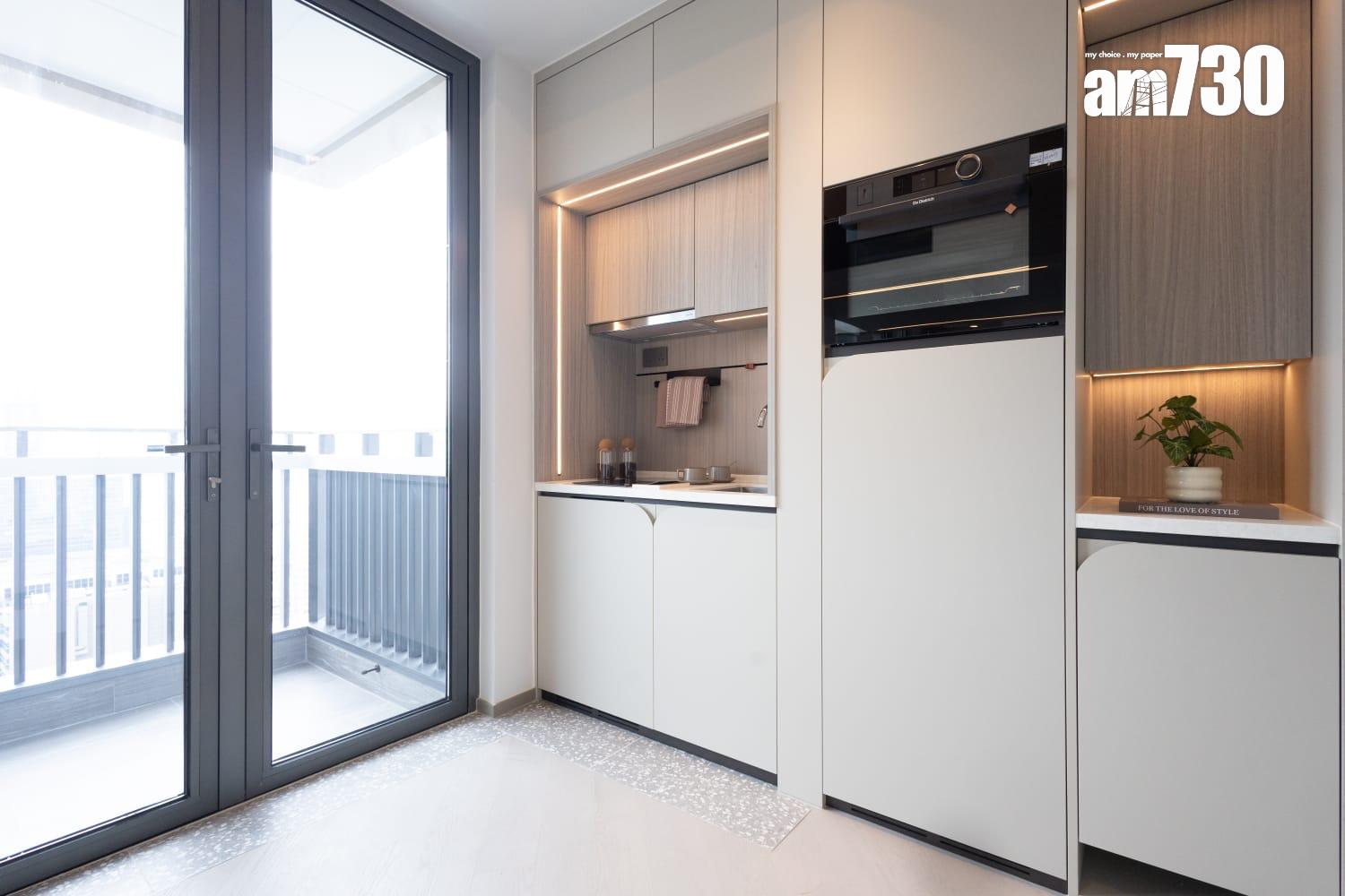 連方II示範單位|267呎開放式戶 善用高樓底打造閣樓(多圖有片)|長沙灣新盤