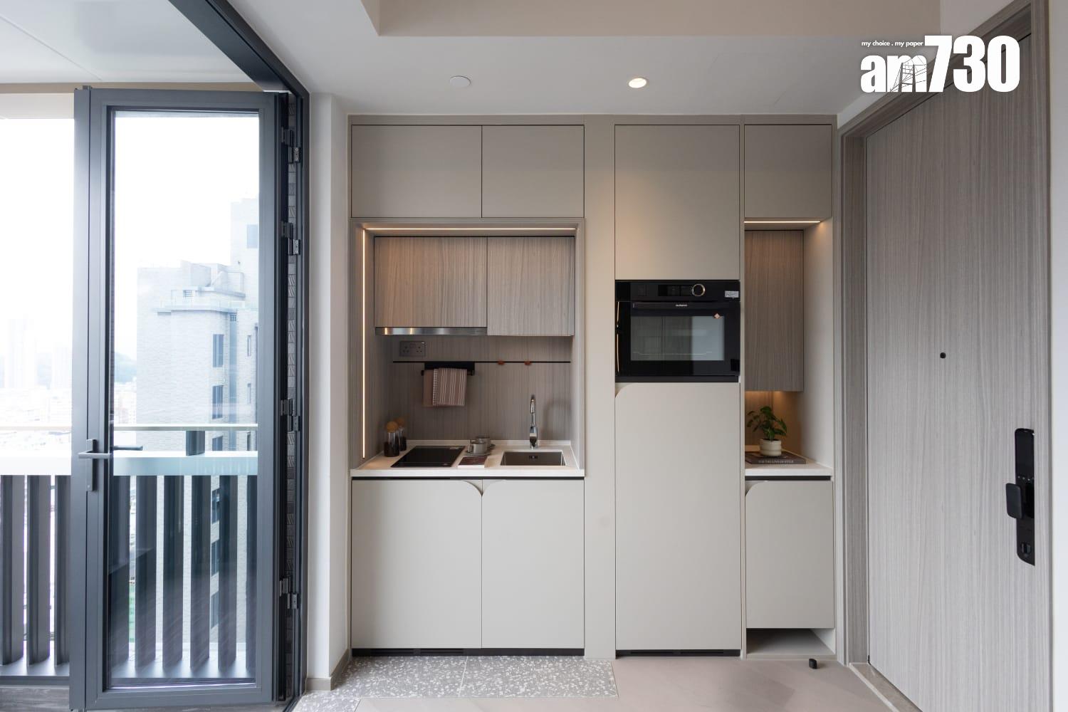 連方II示範單位|267呎開放式戶 善用高樓底打造閣樓(多圖有片)|長沙灣新盤