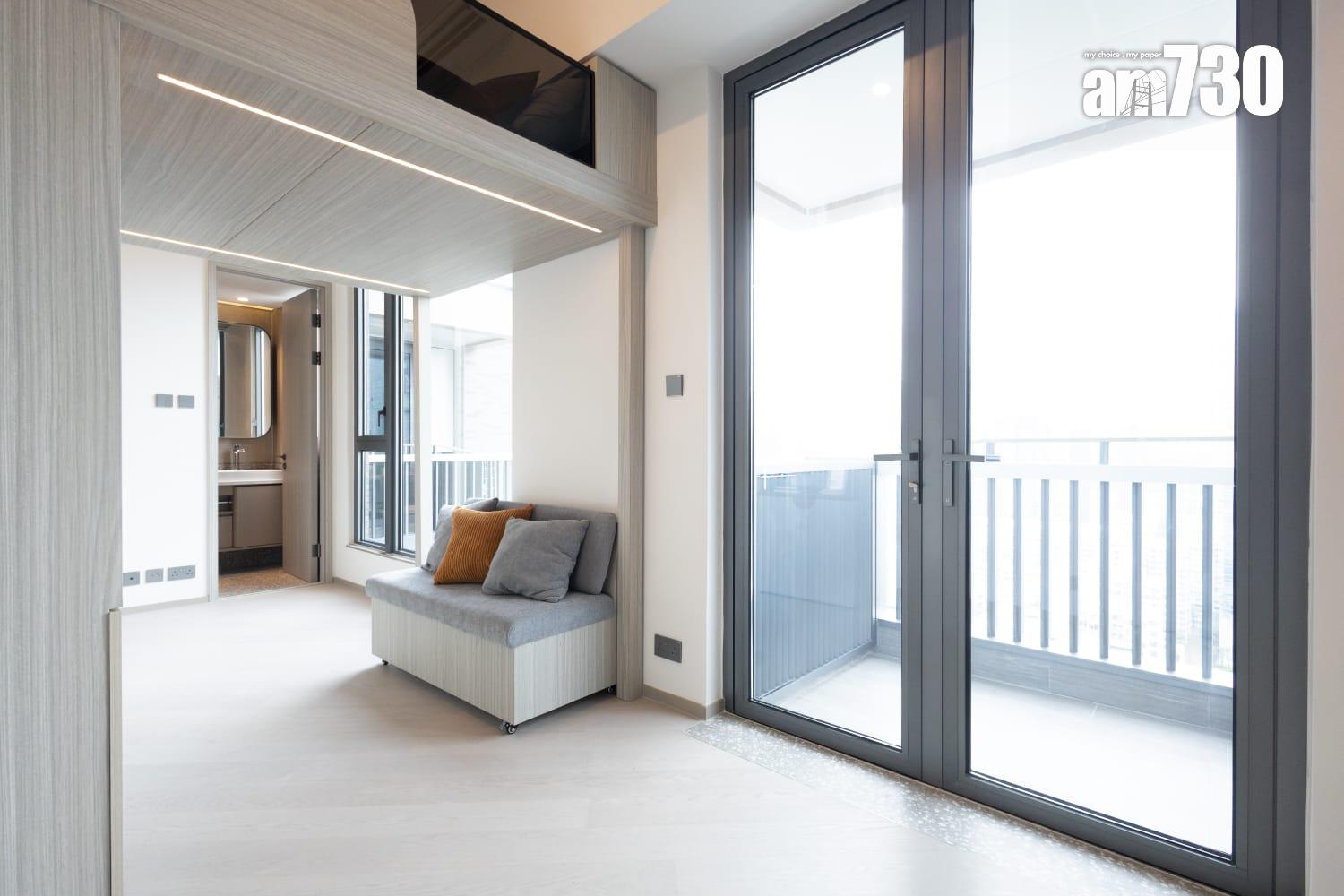 連方II示範單位|267呎開放式戶 善用高樓底打造閣樓(多圖有片)|長沙灣新盤