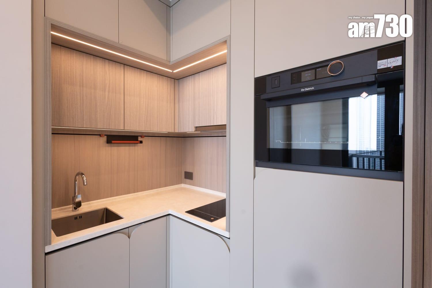 連方II示範單位|377呎交樓標準兩房 高樓底玻璃窗採光足(多圖有片)|長沙灣新盤