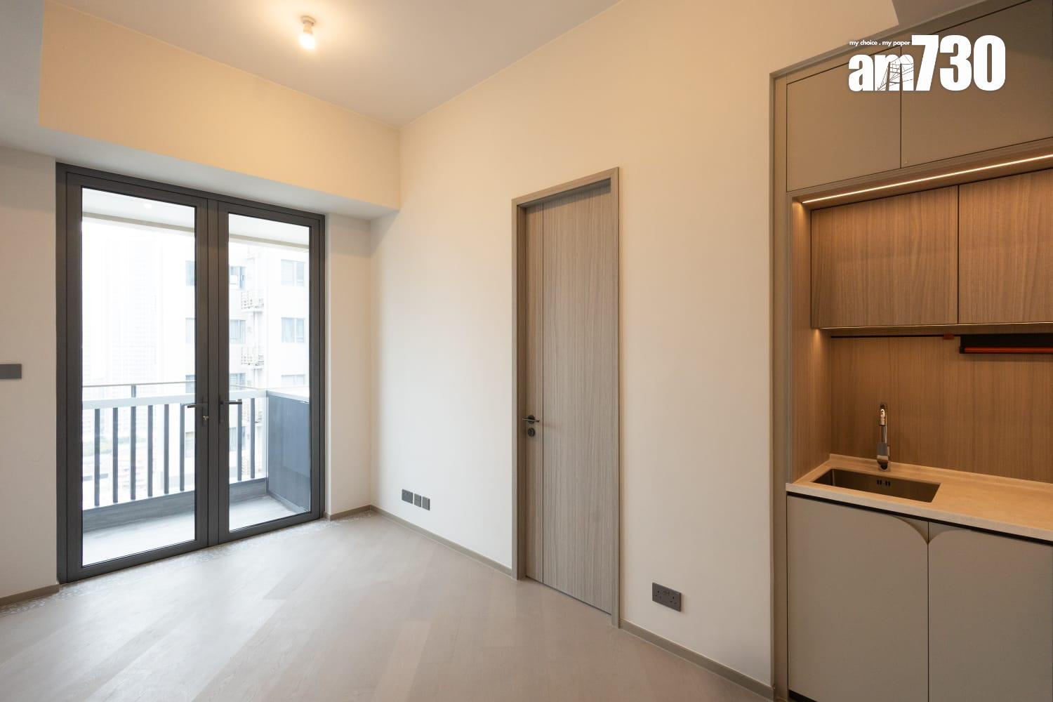 連方II示範單位|377呎交樓標準兩房 高樓底玻璃窗採光足(多圖有片)|長沙灣新盤