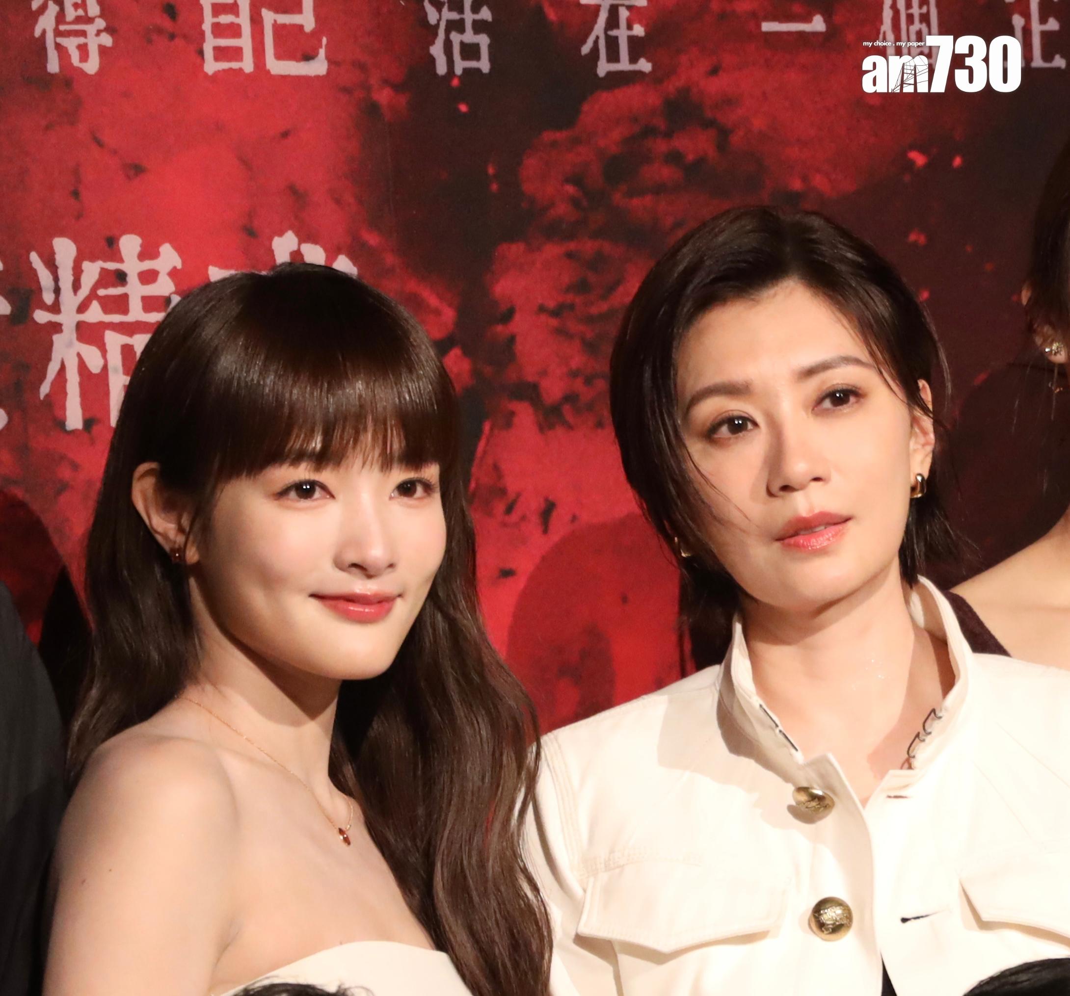 賈靜雯和王淨在《沉默的審判》再合作。(娛樂組攝)