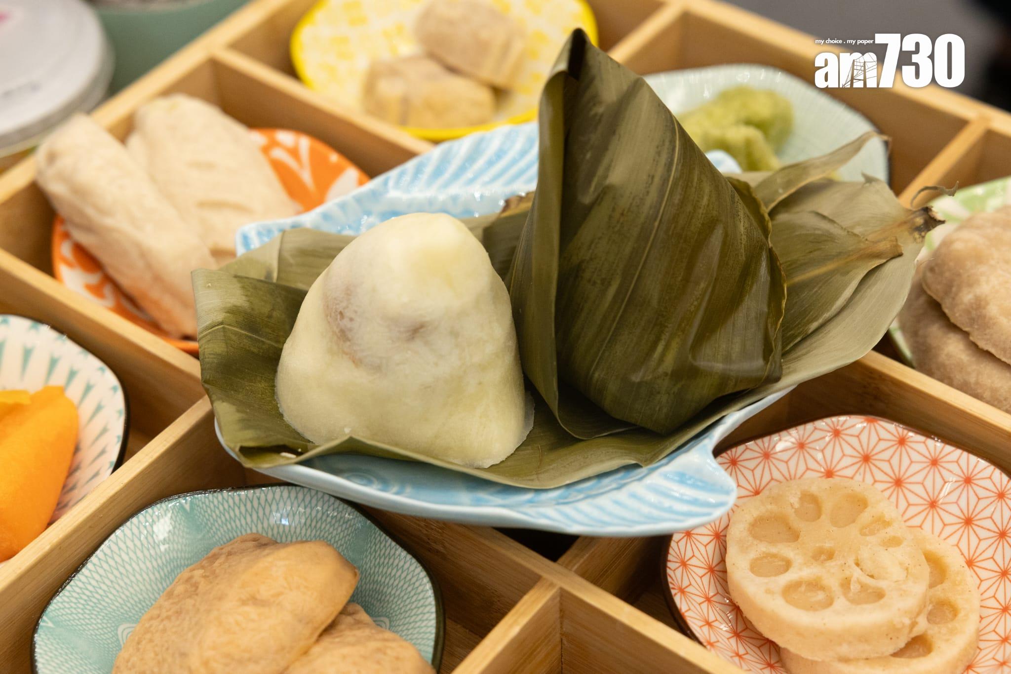 幸福元氣在場展示了旗下節慶軟餐。(蘇文傑攝)