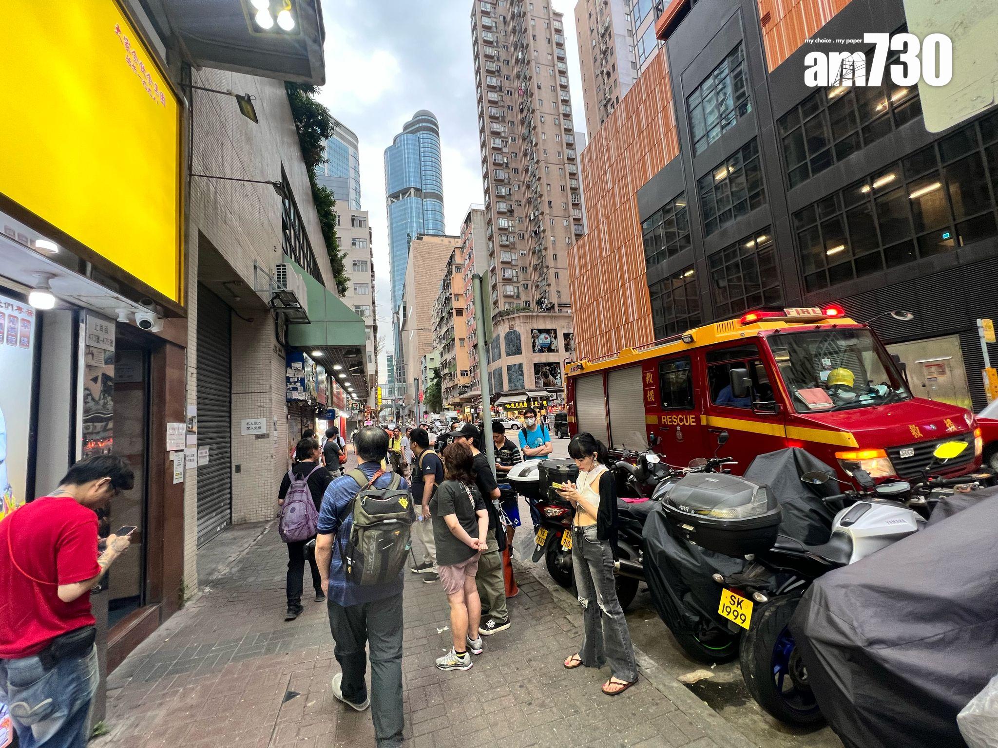 素海霖的haters見面活動,最後因為有十位粉絲受困,非常緊火,要出動消防。(娛樂攝)