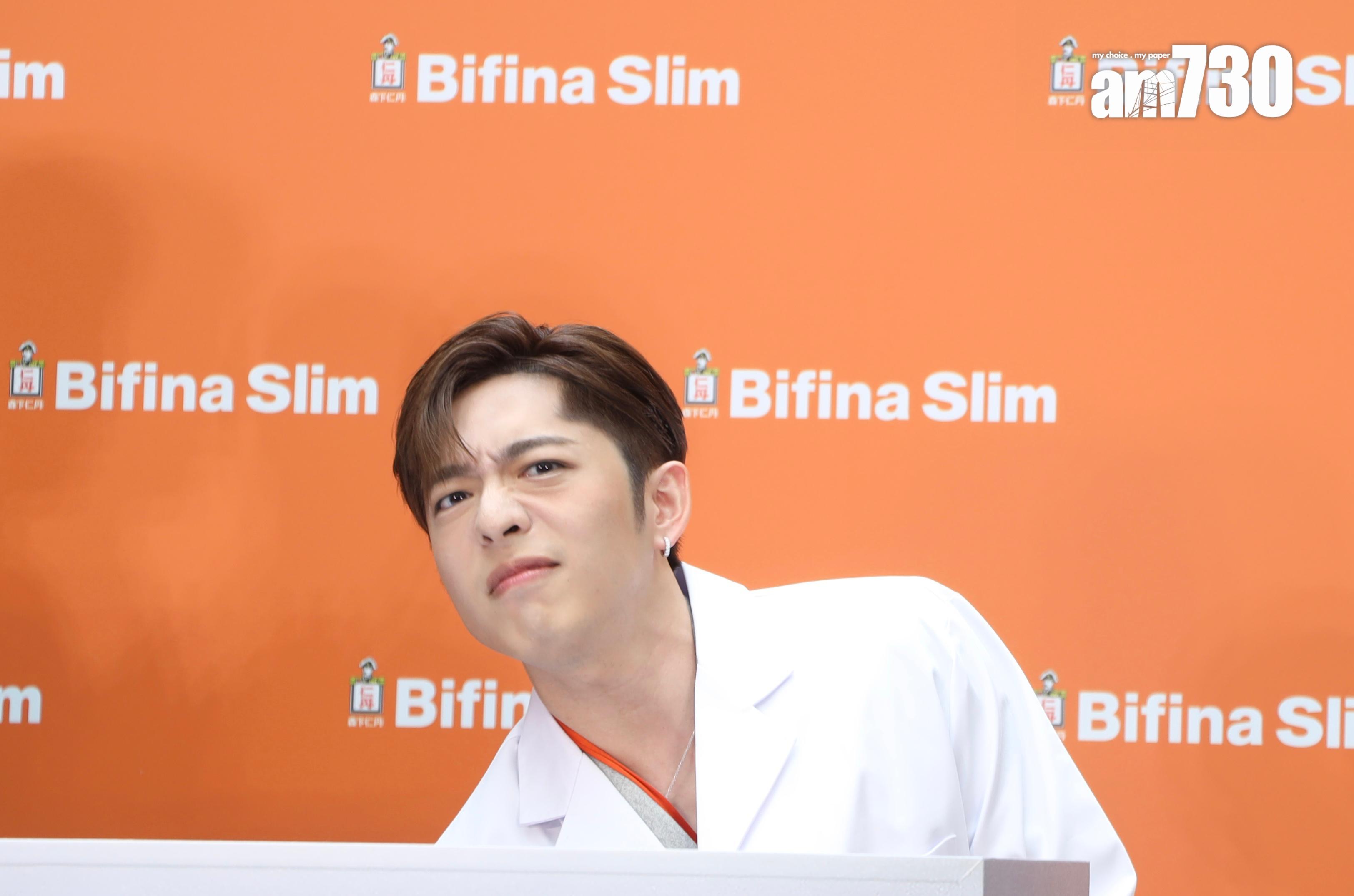 Edan表演「便秘樣」。