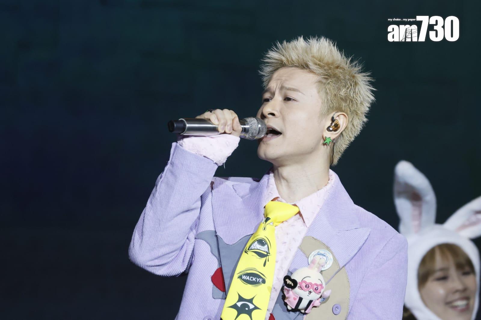 陳健安在拉闊音樂會唱《從零開始的新世界》。(蘇文傑攝)