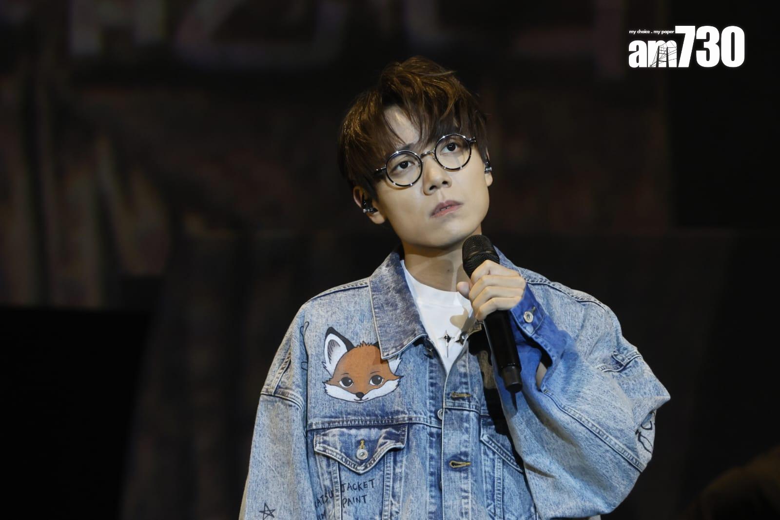 林家謙在《拉闊音樂會 Oscar·回憶夜遊》唱出多首Oscar填詞的作品。(蘇文傑攝)