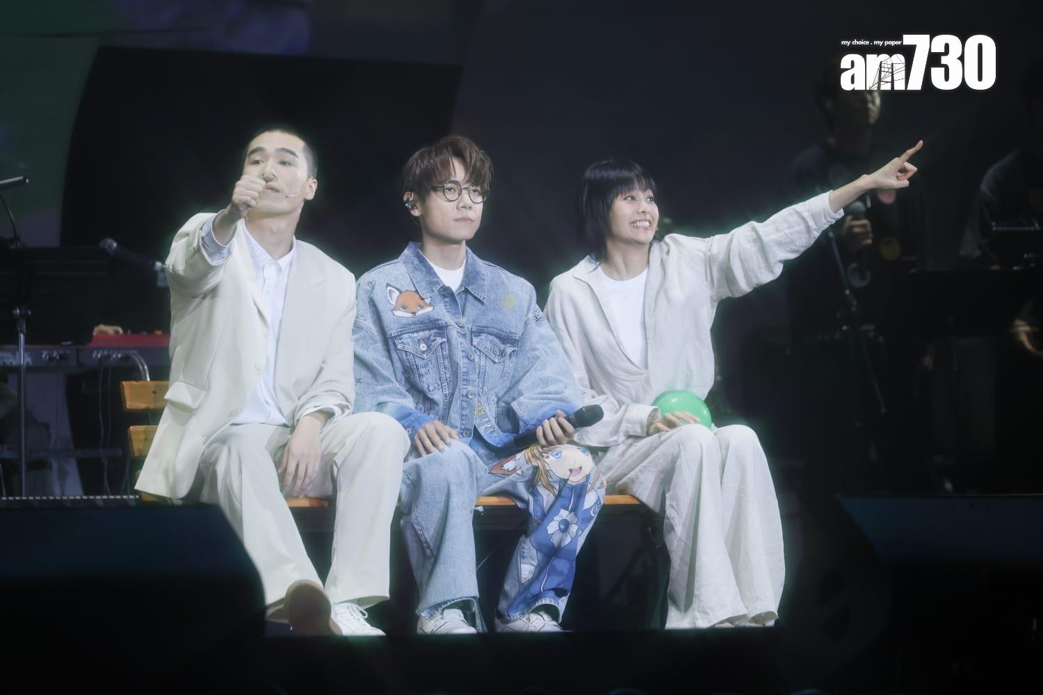 林家謙在《拉闊音樂會 Oscar·回憶夜遊》唱出多首Oscar填詞的作品。(蘇文傑攝)