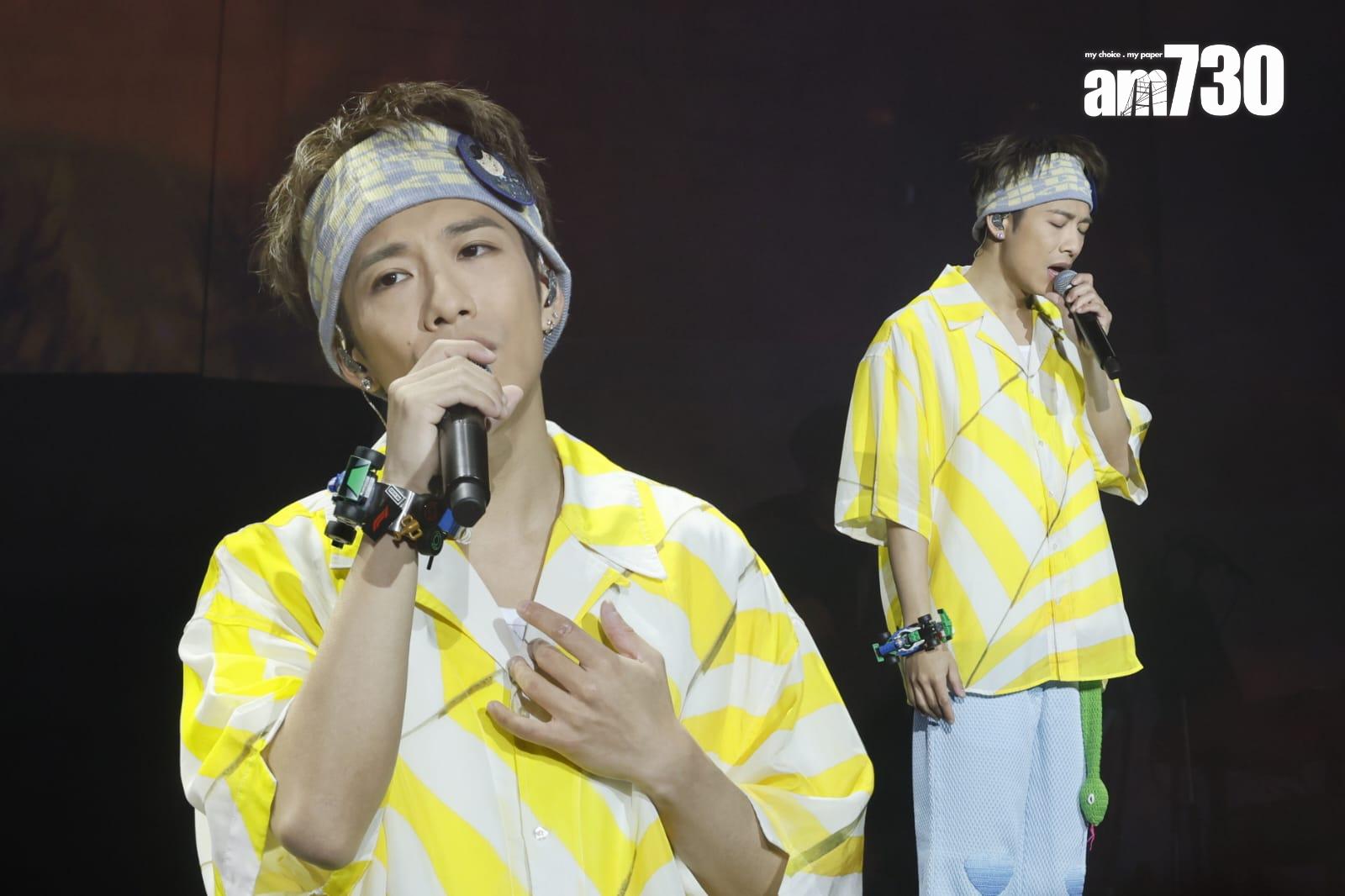 洪嘉豪在《拉闊音樂會 Oscar·回憶夜遊》唱出多首Oscar填詞的作品。(蘇文傑攝)