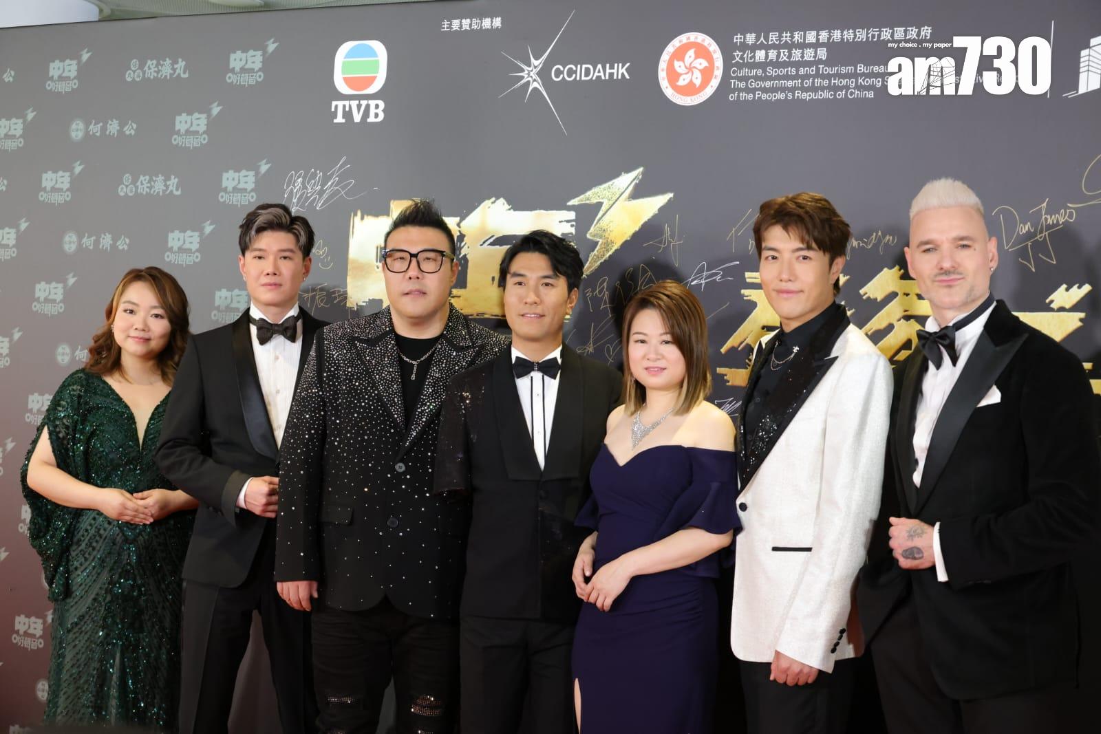 《中年好聲音3》7強亮相紅地毯。(吳康琦攝)