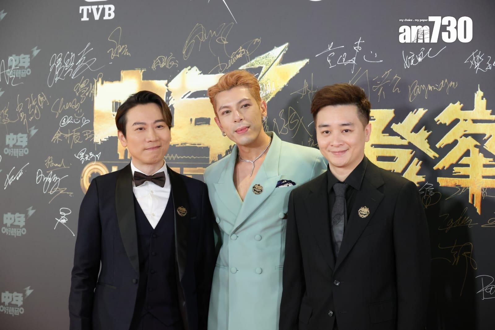 顏米羔、古淖文及譚輝智。(吳康琦攝)