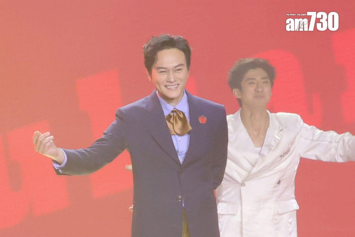 《中年好聲音3》總決賽嘉賓評審張智霖。(吳康琦攝)