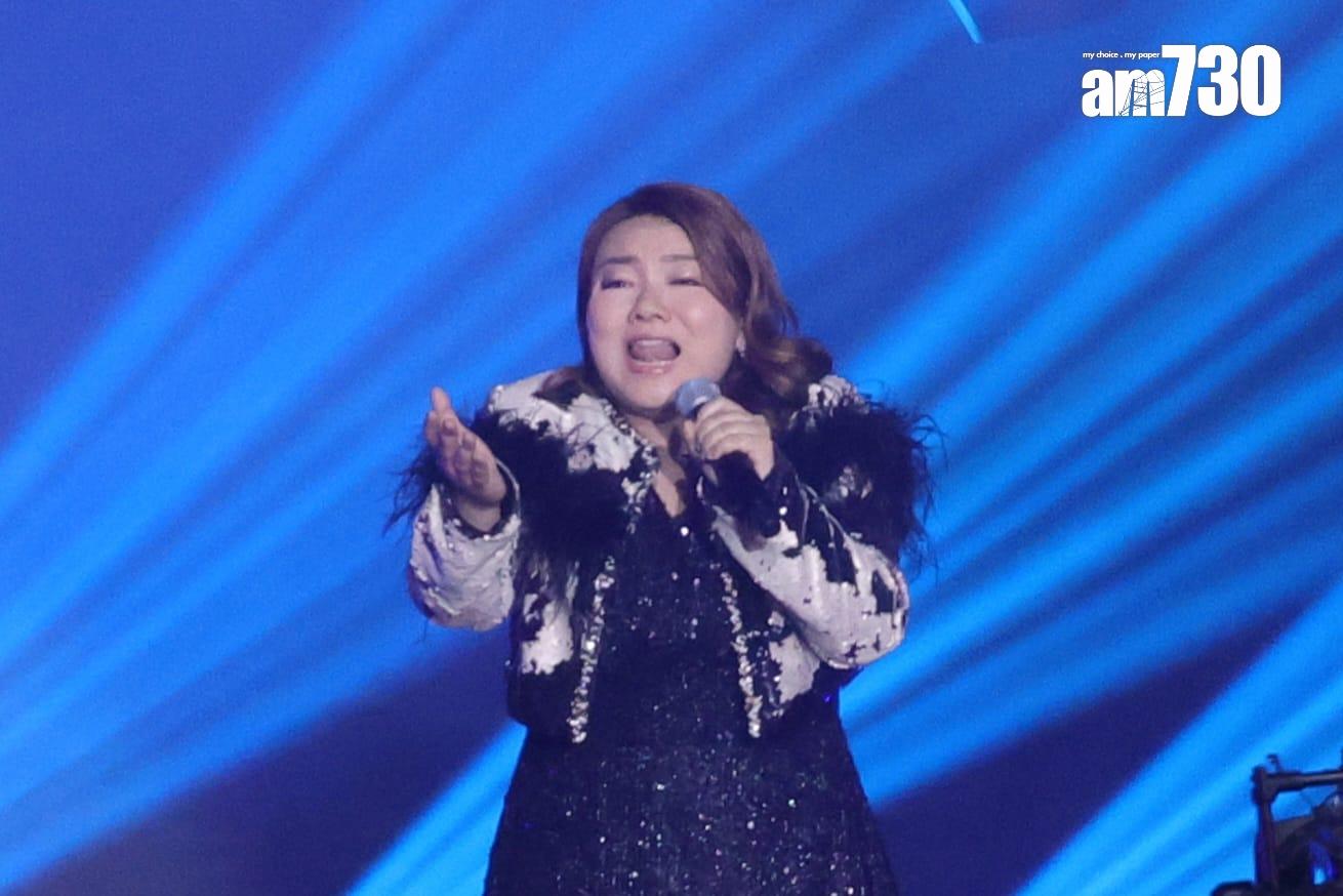 大熱門的黃博就最後出場,她唱出《If I Ain't Got You》。(吳康琦攝)