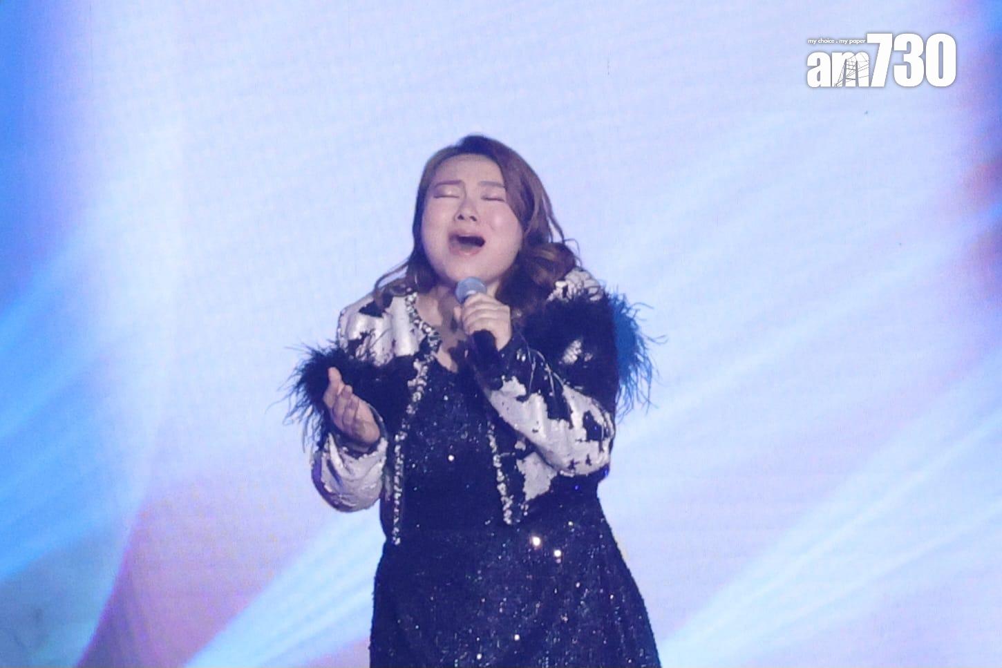 大熱門的黃博就最後出場,她唱出《If I Ain't Got You》。(吳康琦攝)