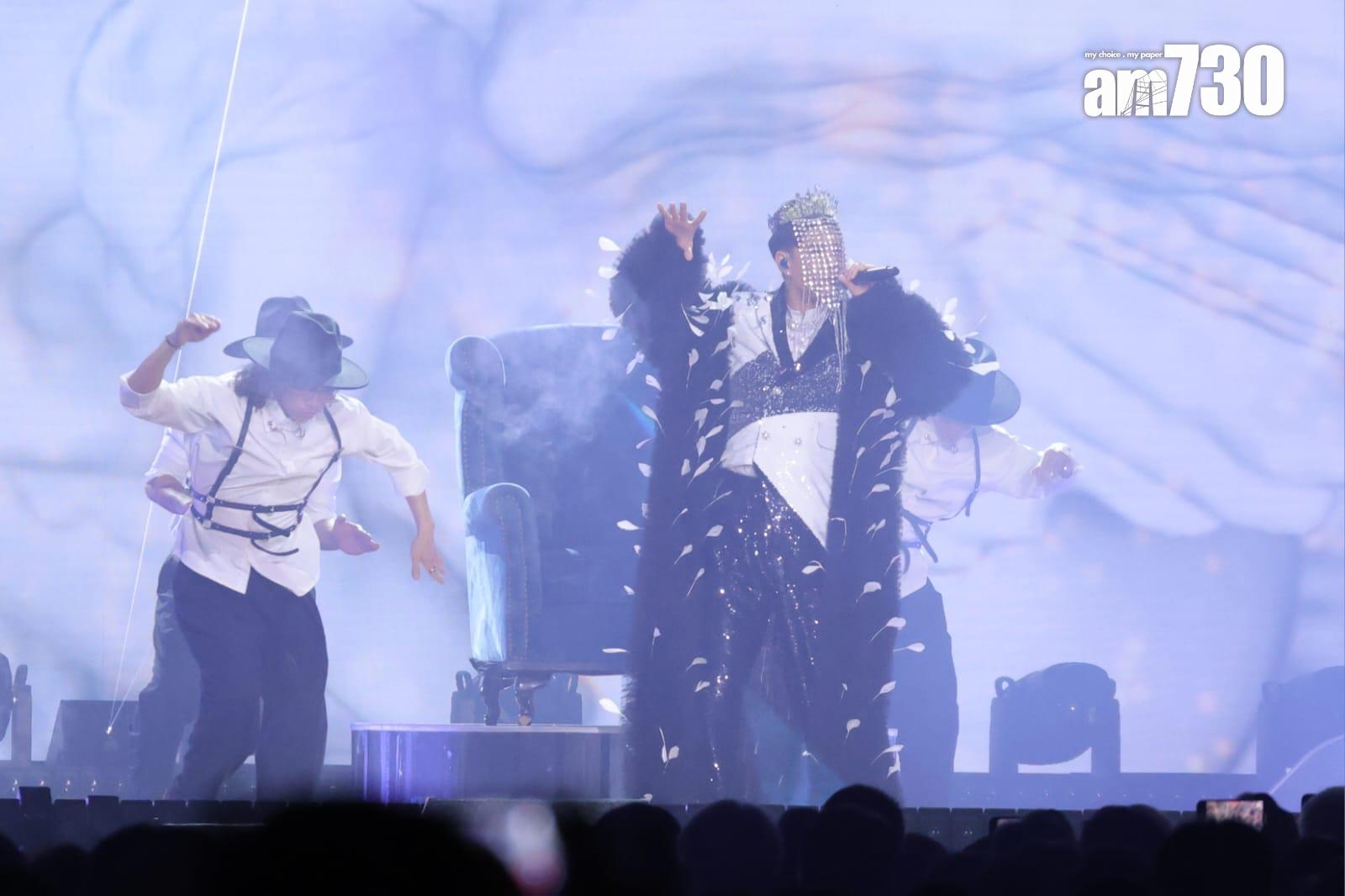 張與辰唱出《大藝術家》,但表現不被評審看好。(吳康琦攝)