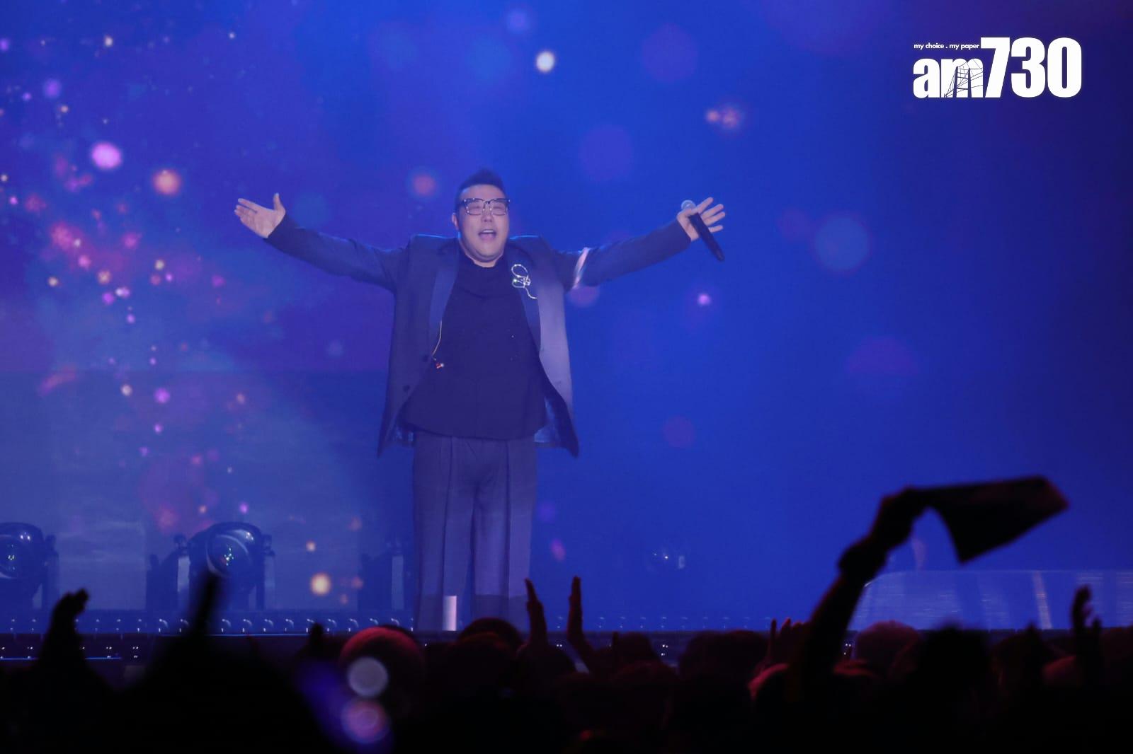 劉洋就挑戰唱英文歌《Without You》,更多次飈高音。(吳康琦攝)