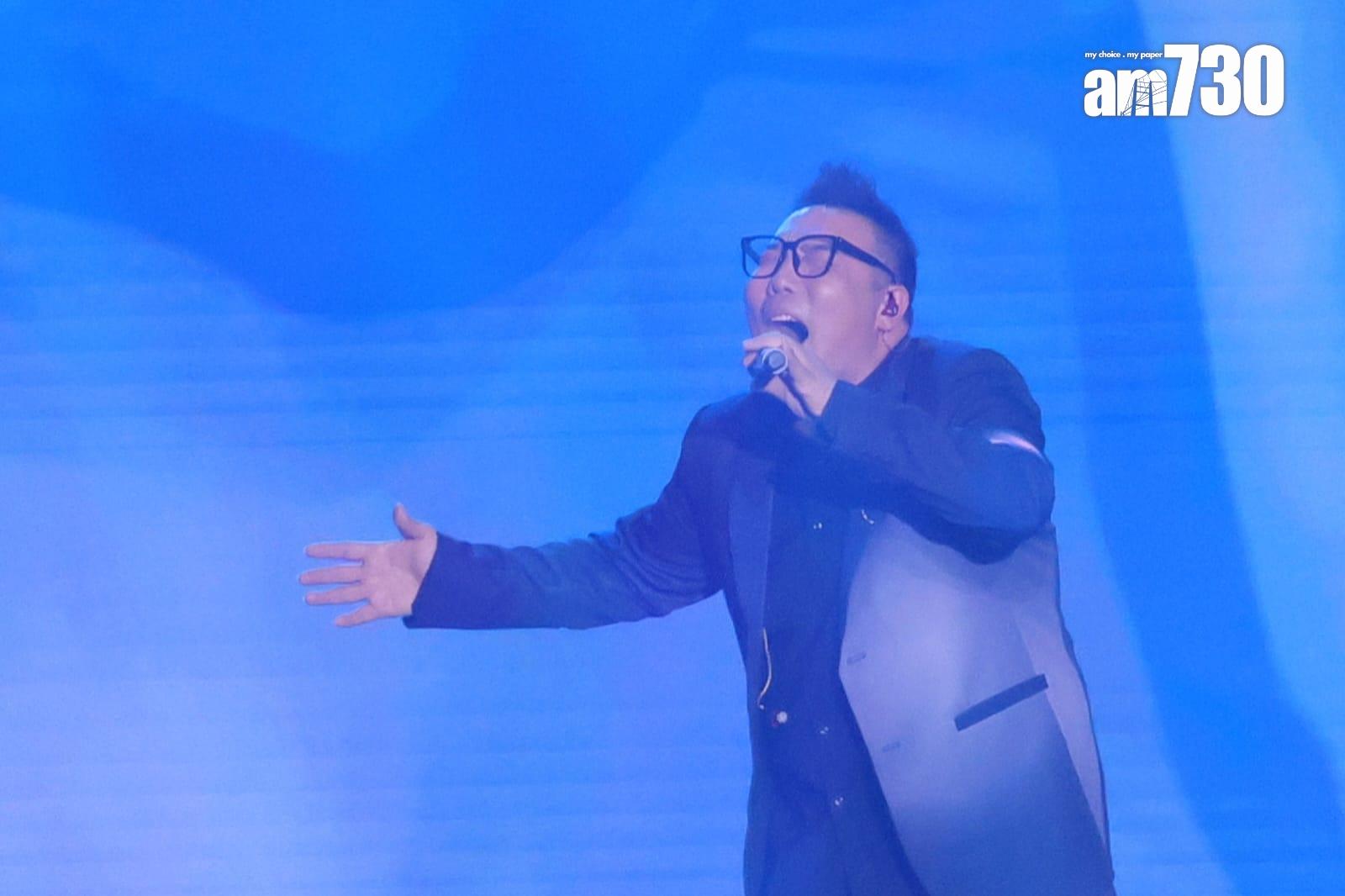 劉洋就挑戰唱英文歌《Without You》,更多次飈高音。(吳康琦攝)